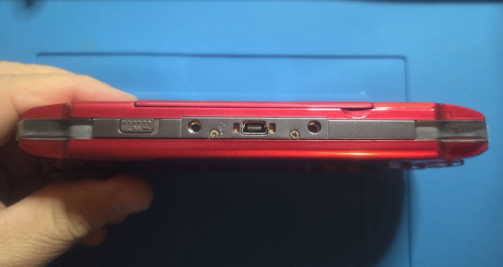 Sony PSP 3000 Red System with Wi-Fi Capability, Headphone Jack, Mini USB