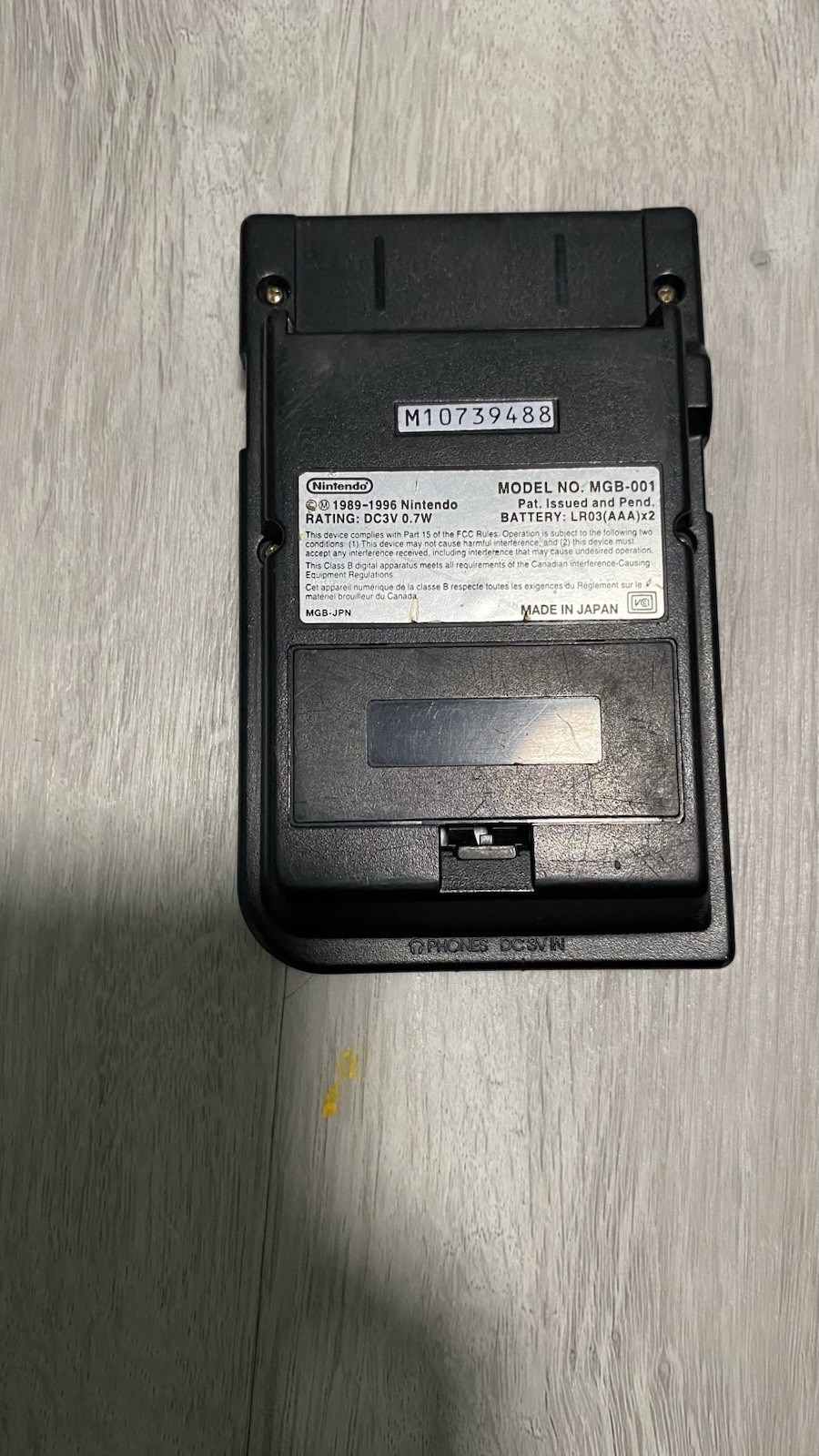 Game Boy Pocket For Parts/repair