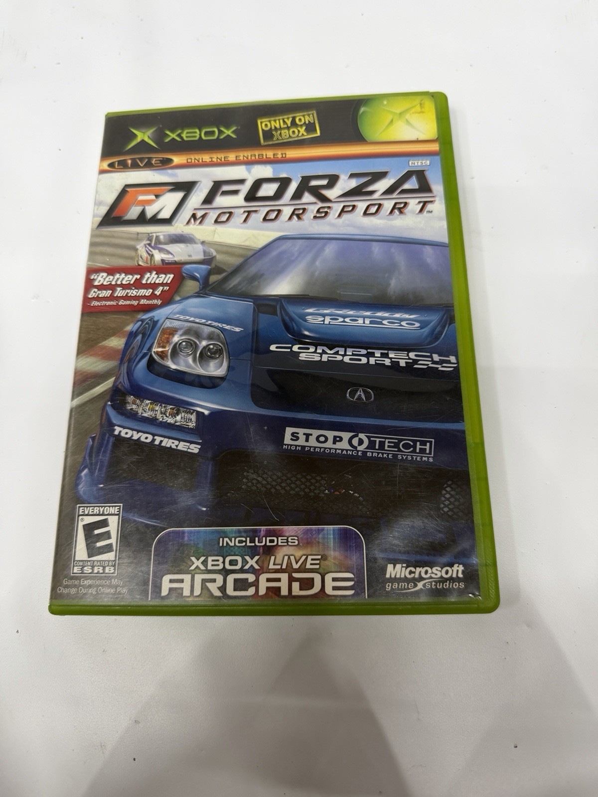 CIB Complete Microsoft Xbox Console! Tested. Forza, Cables, Controller, Manuals