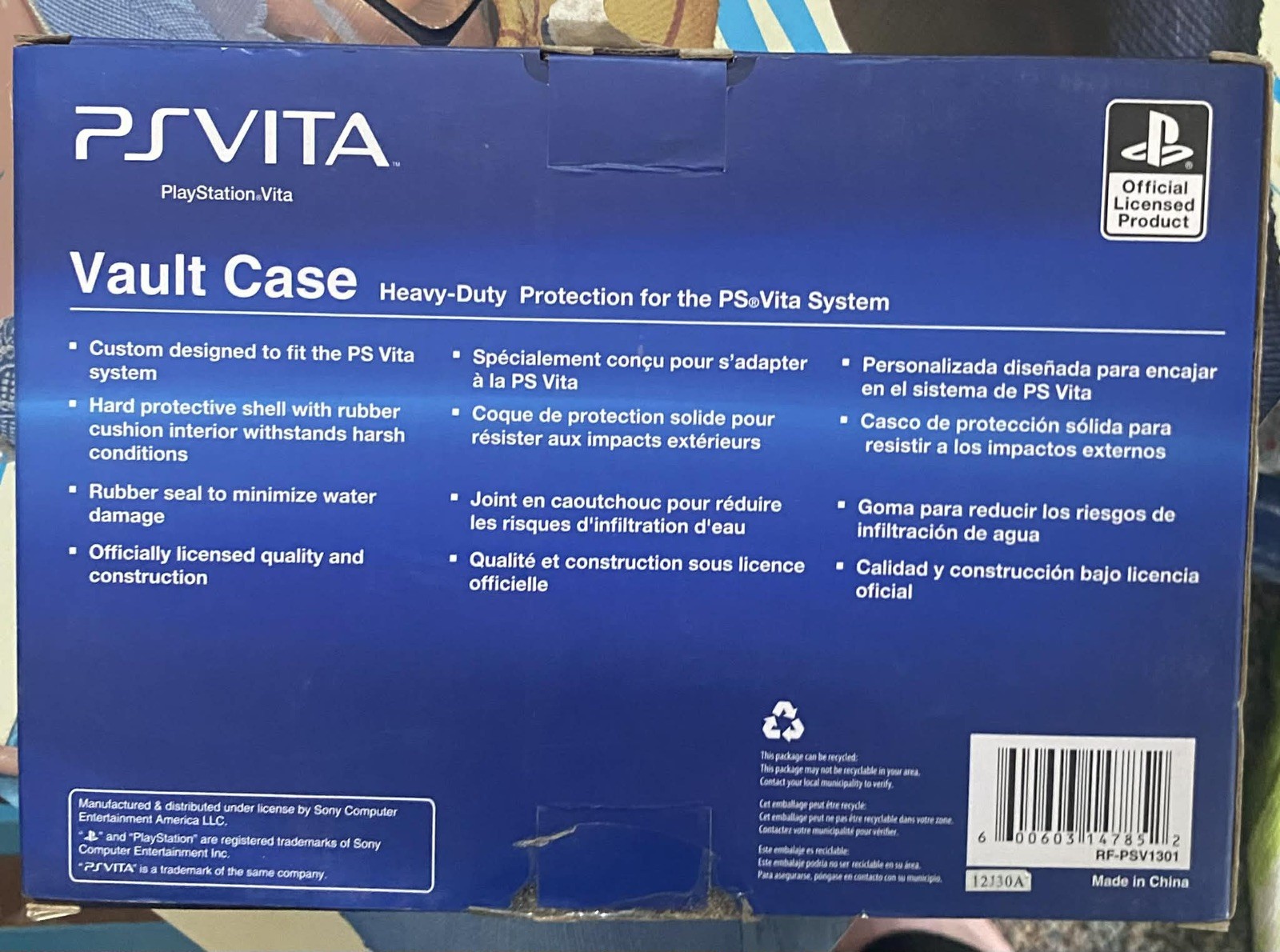 Brand new sealed Sony PlayStation Vita PCH-1001 Black Handheld System 3gb w/case