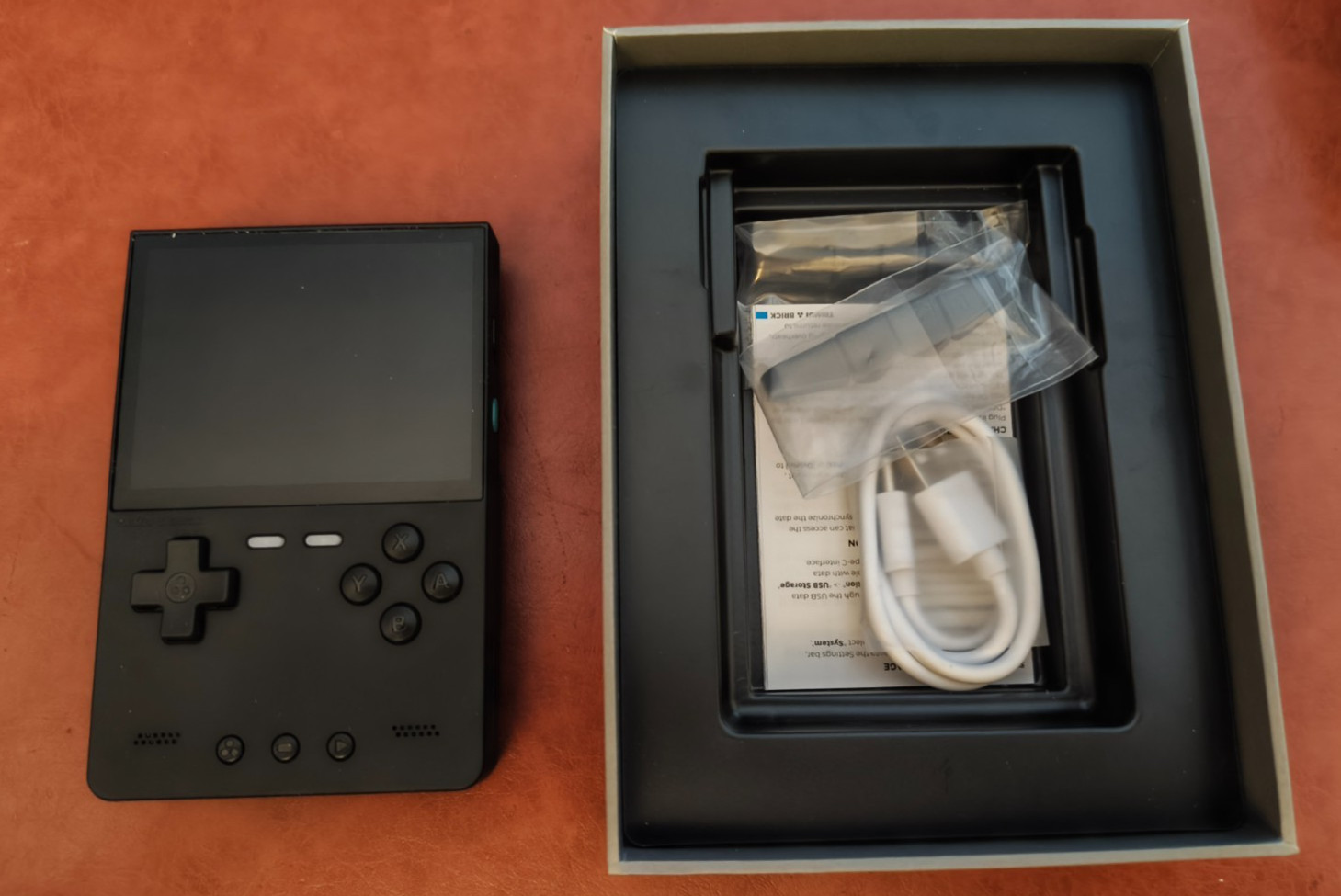TrimUI Brick Black Retro Handheld Game Console with 64GB