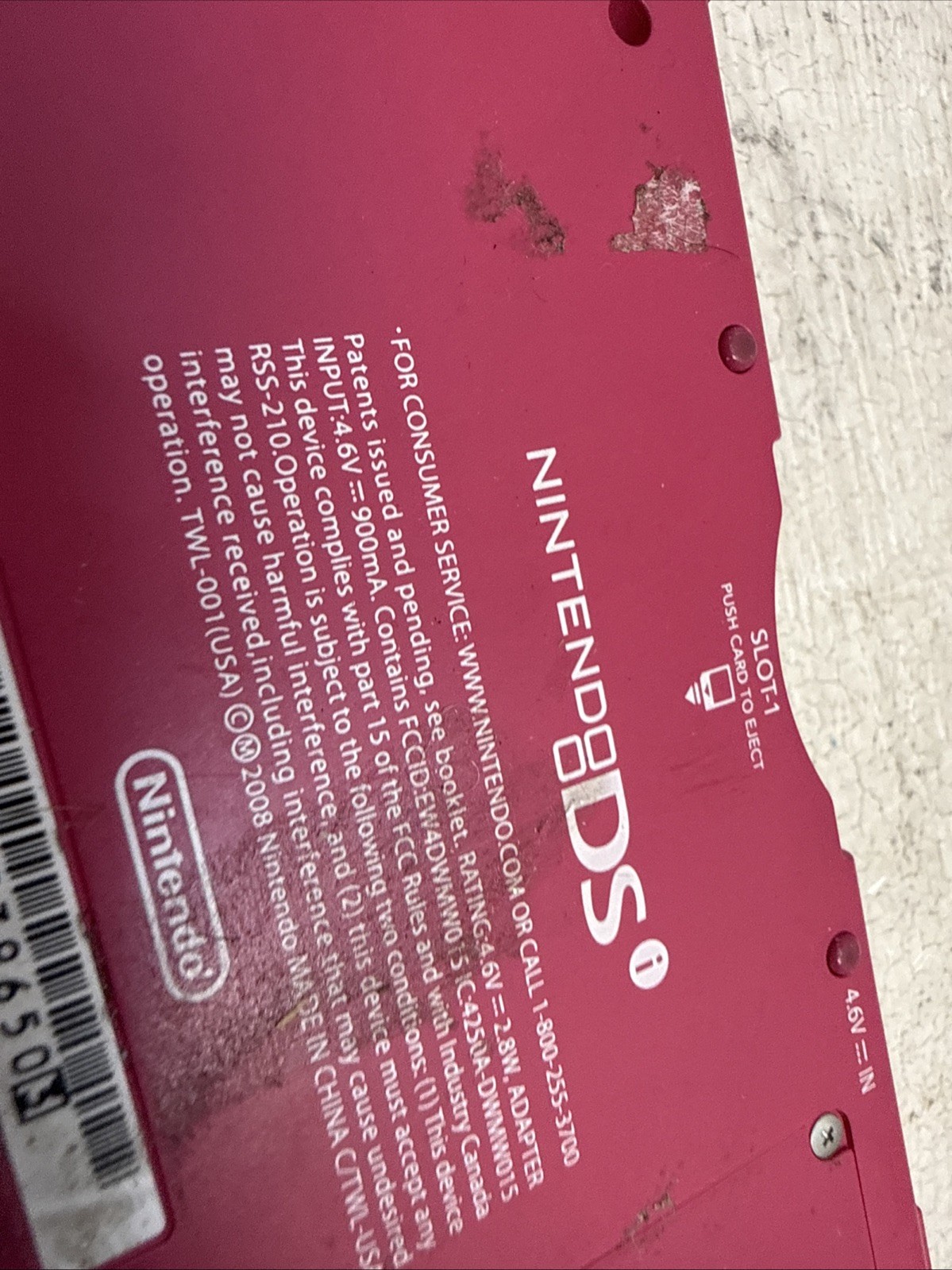 Nintendo DSi 256MB Pink Handheld System