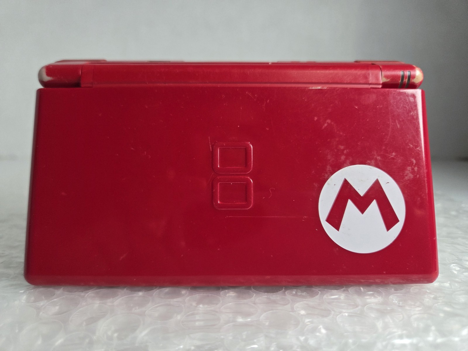 Nintendo DS Lite Red Mario Edition Console Tested Cleaned OEM Charger New Batter
