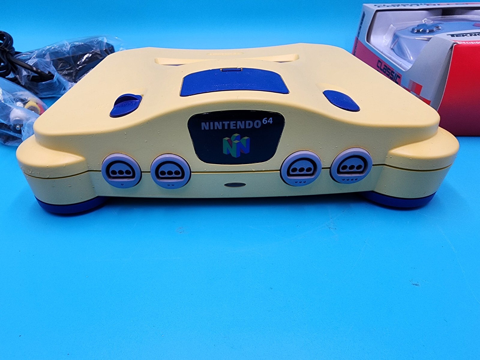 Custom HDMI Pokemon Yellow Nintendo 64 N64 US Console Bundle Controller Power