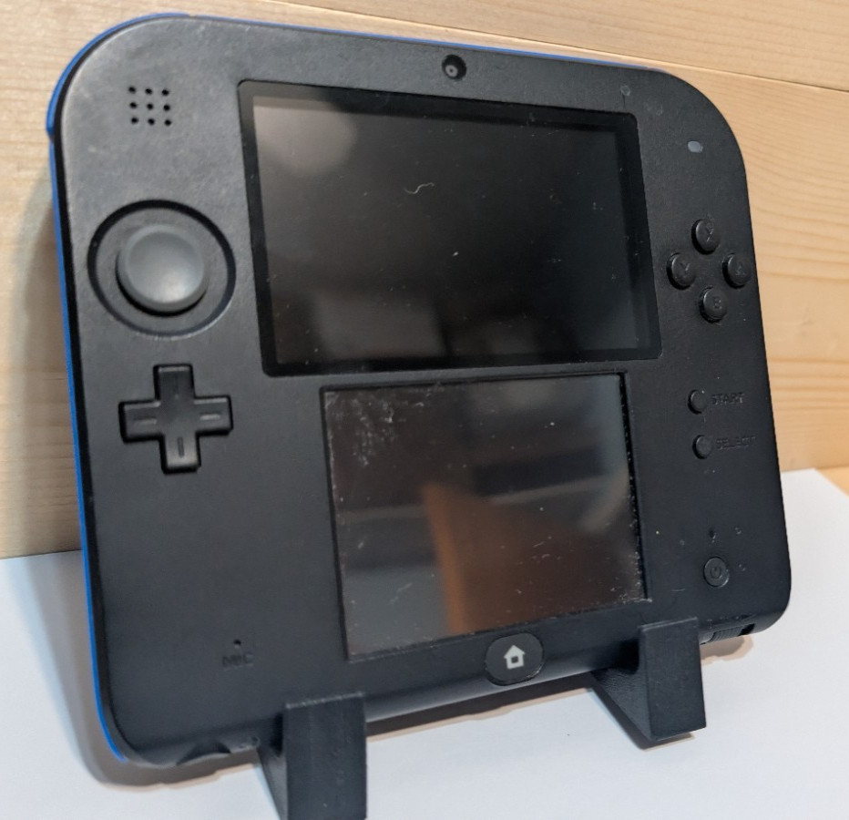 Nintendo 2DS Blue/Black US Version W/SD & Cable *Tested*