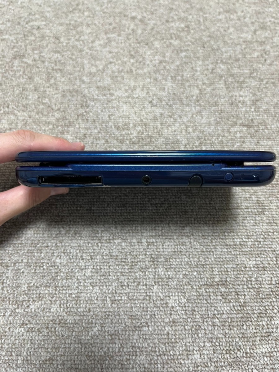 New 3DS LL XL Metalic blue Japan Nintendo Console region Japanese B814