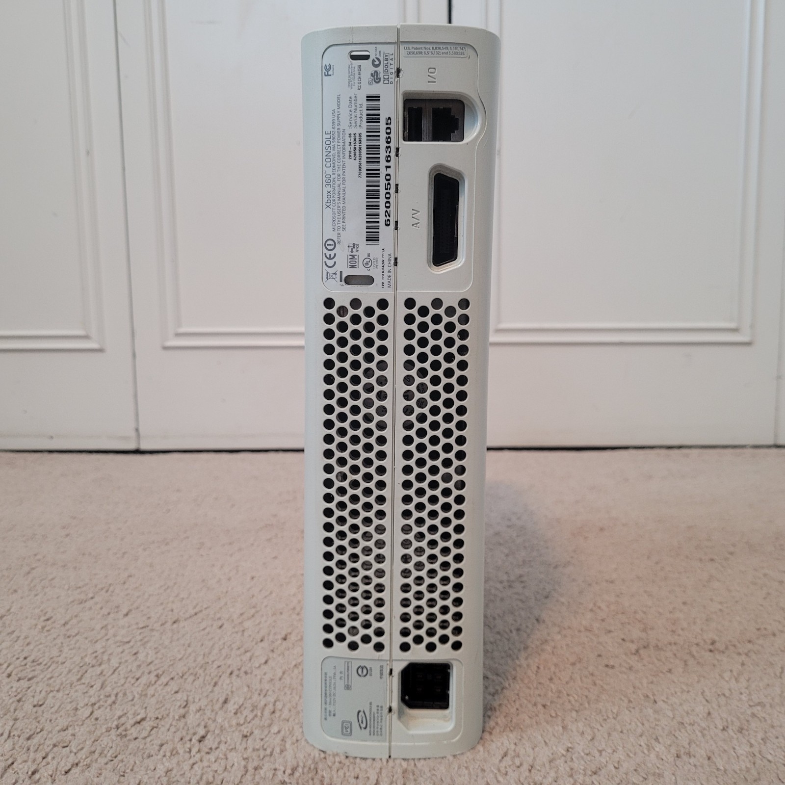 Microsoft Xbox 360 Pro System + OEM Power Supply [TESTED, READ DESCRIPTION]