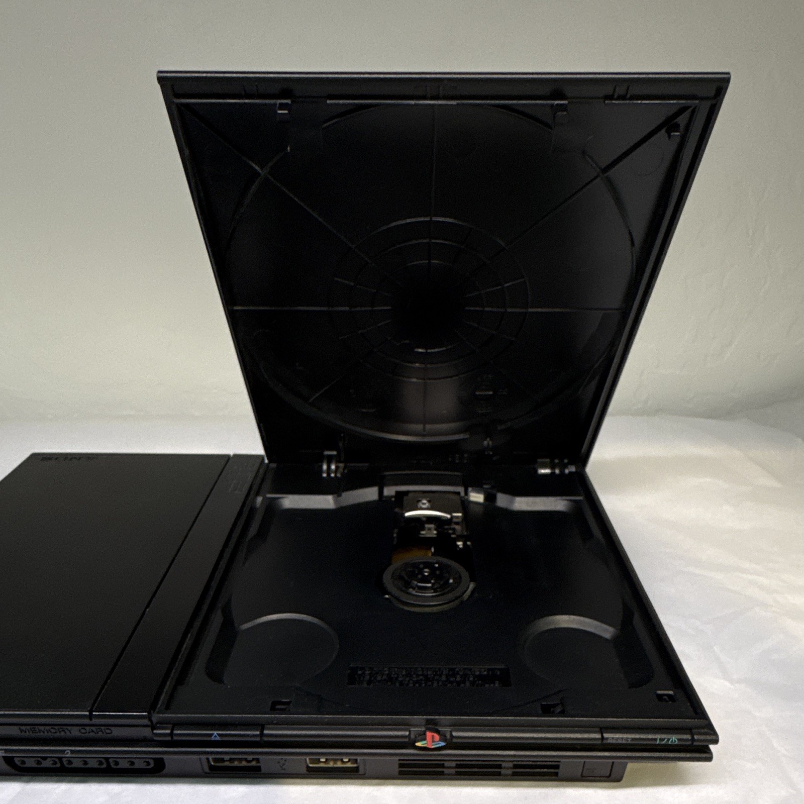 Sony PlayStation 2 Slim Black Console SCPH-79001 Tested working New laser