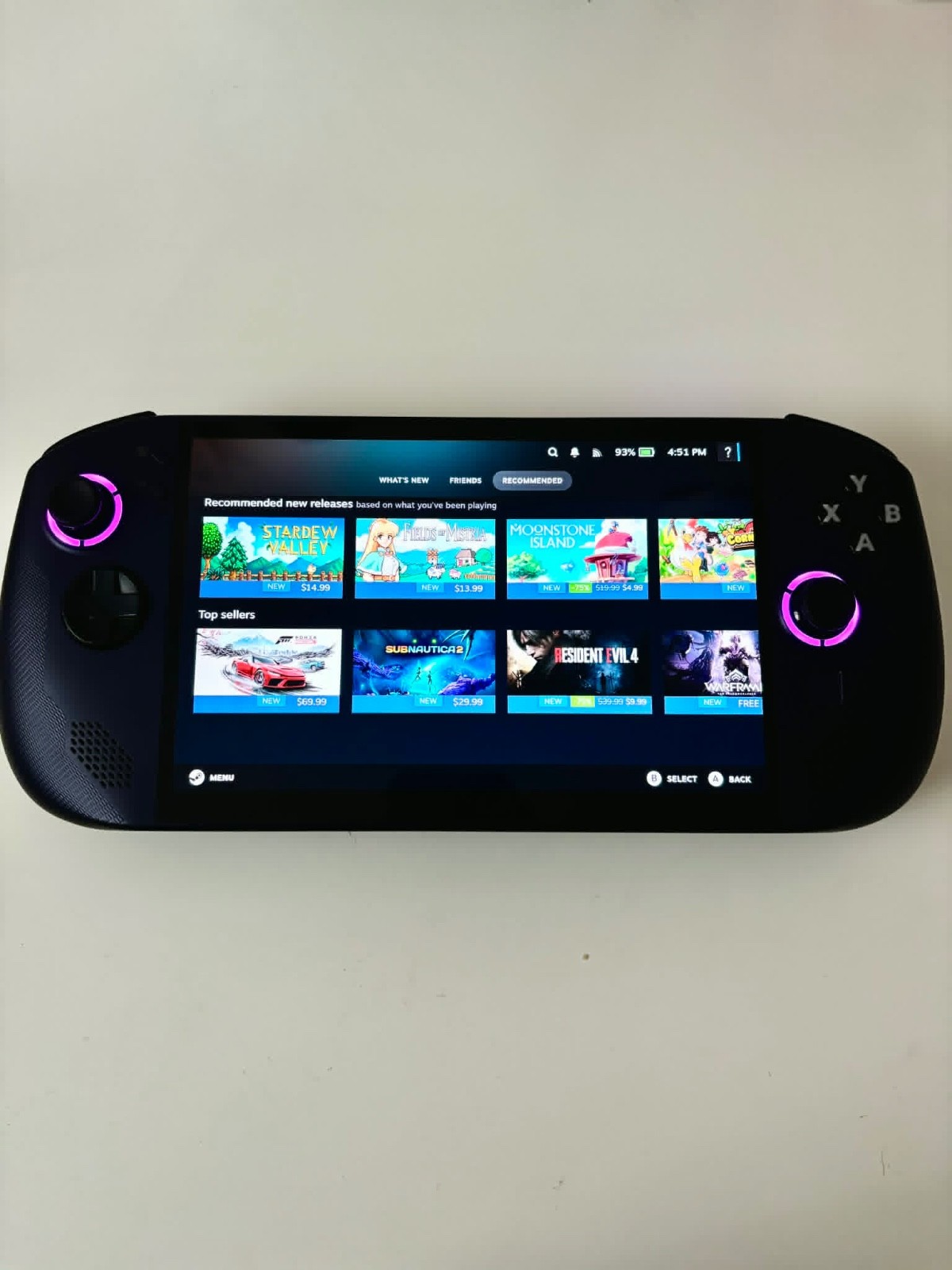 Lenovo Legion Go S (AMD Ryder Z2 GO) 16GB RAM, 512GB SSD, SteamOS