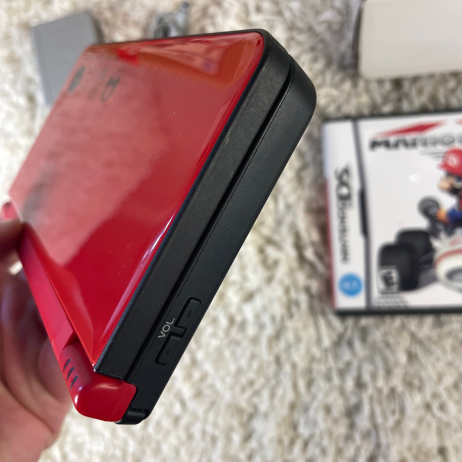 Nintendo DSi XL 25th Anniversary Super Mario Bros. Red Handheld UTL-001 in Box