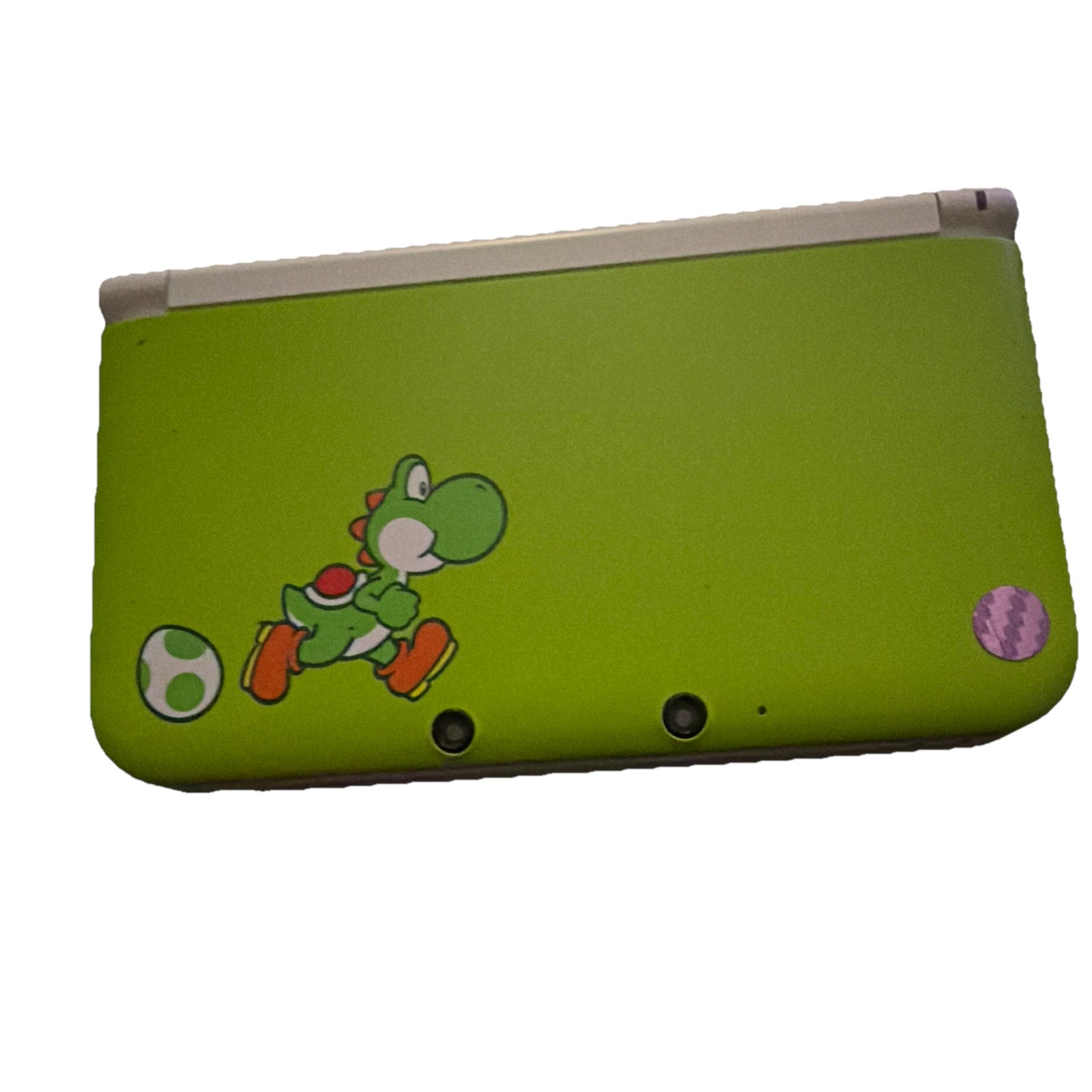 Nintendo 3DS XL Yoshi Edition Handheld System Green/White Wi-Fi Headphone Jack