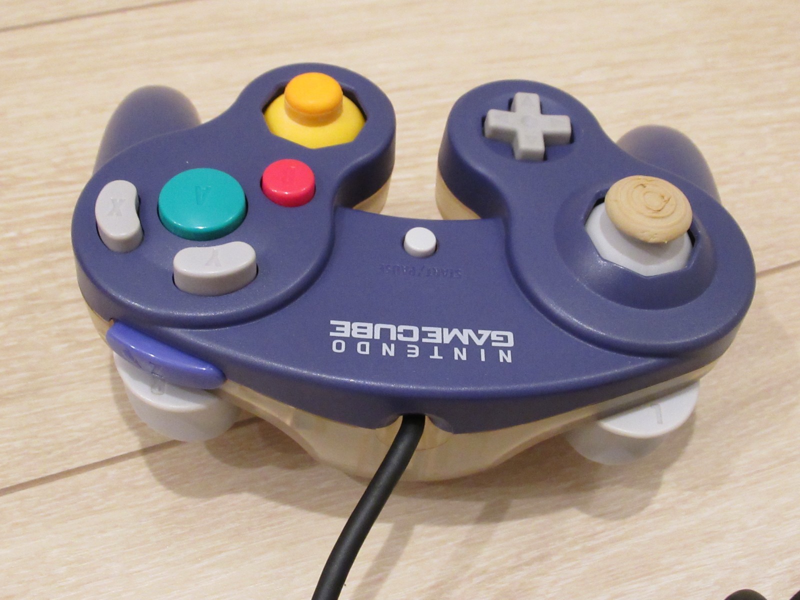 Nintendo GameCube DOL-001 Orange Console Japan Blue Controller AC Adapter Tested