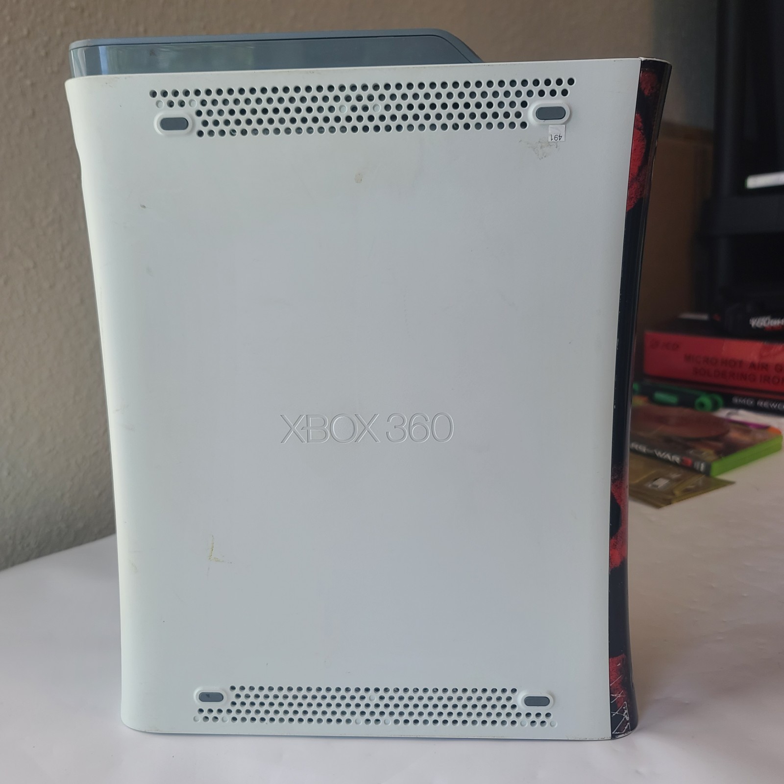 Xbox 360 Fat Console – Gears Of War Cleaned & New Drive Belt Microsoft 60 GB HDD