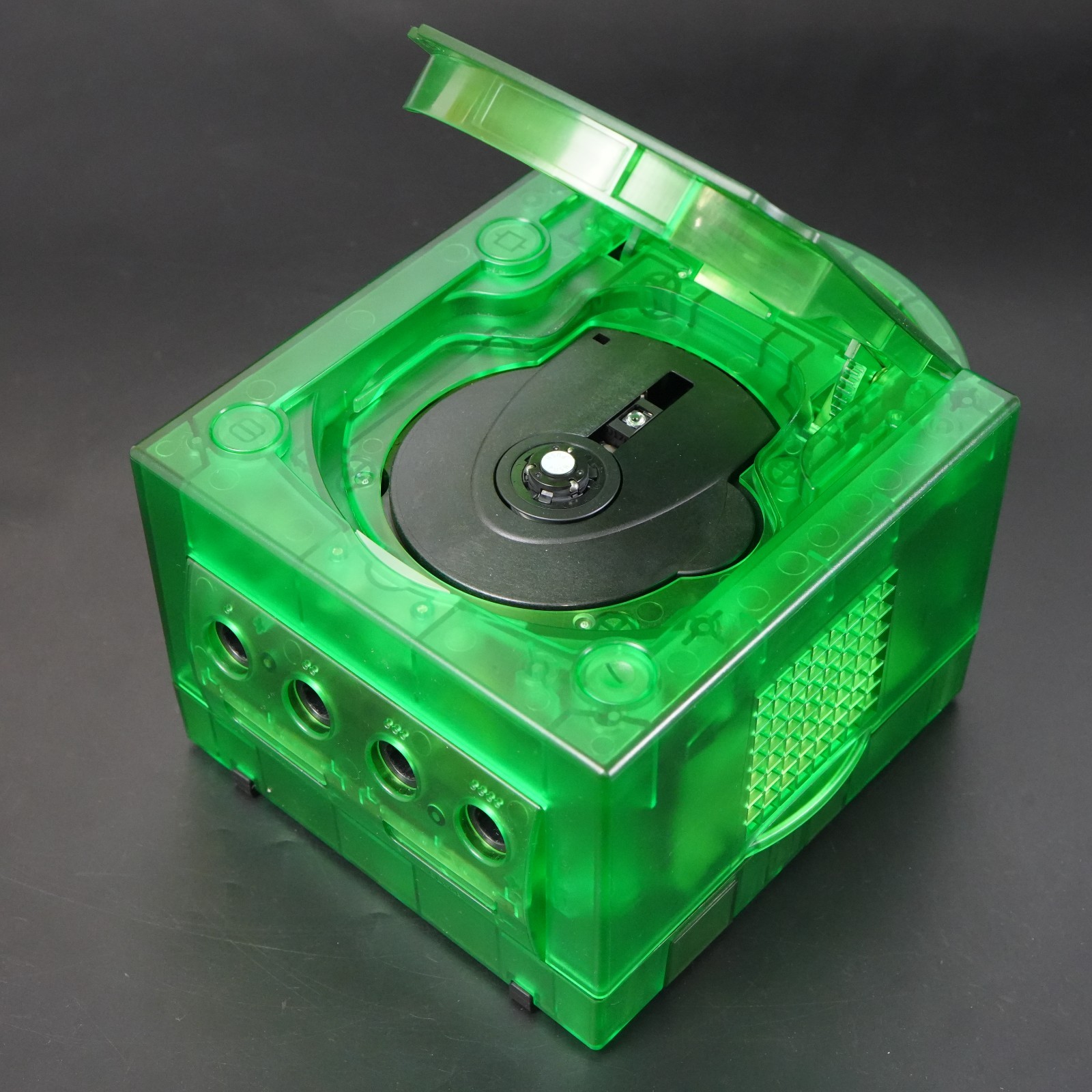 Nintendo GameCube Replacement Clear Green Shell Console NTSC U-C/J Region Switch