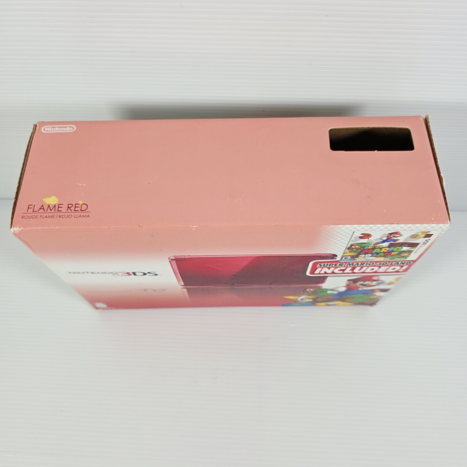 Nintendo 3DS Flame Red Super Mario 3D Land Bundle Edition – Box Only