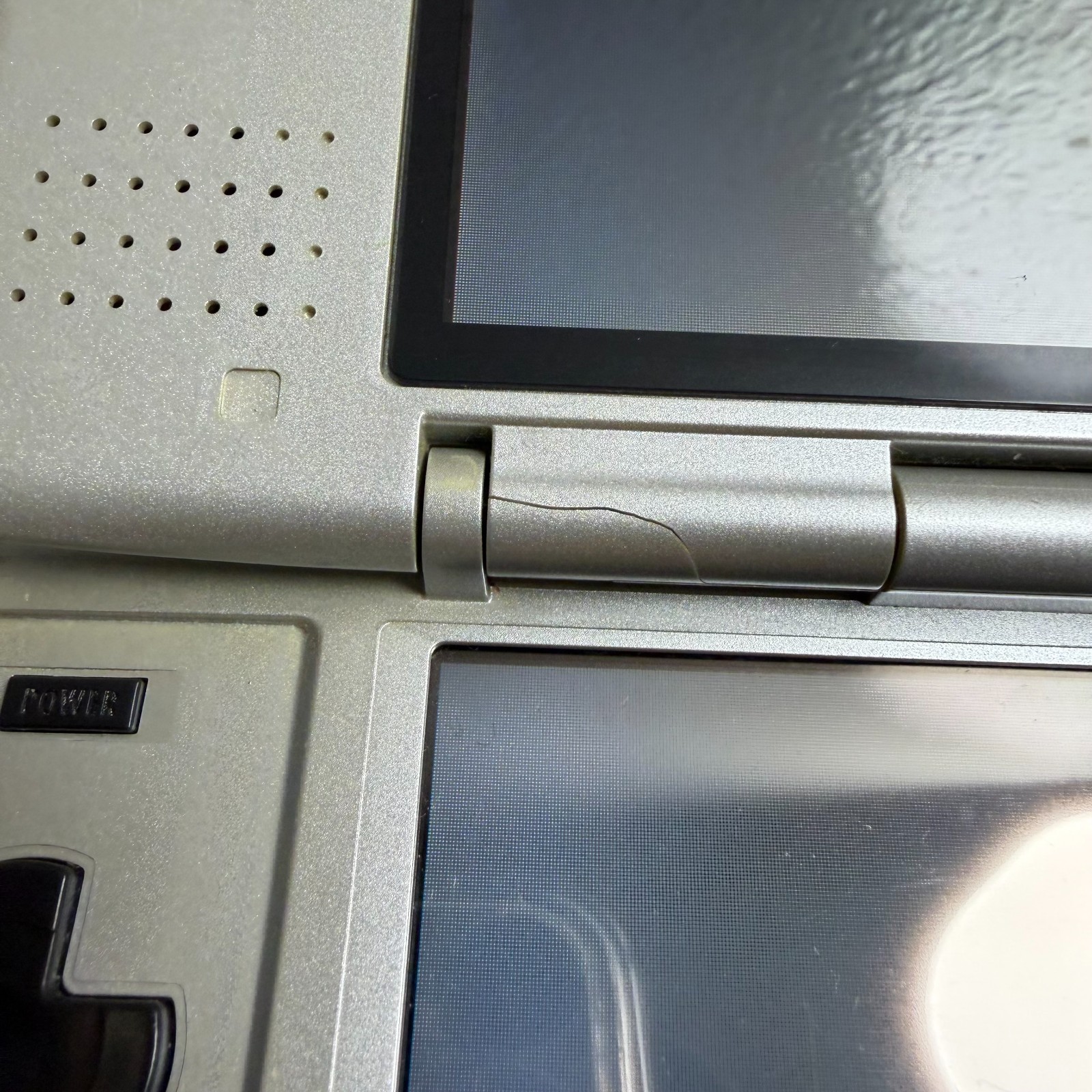 Nintendo DS NTR-001 Titanium Dual LCD Display Handheld Video Gaming Console