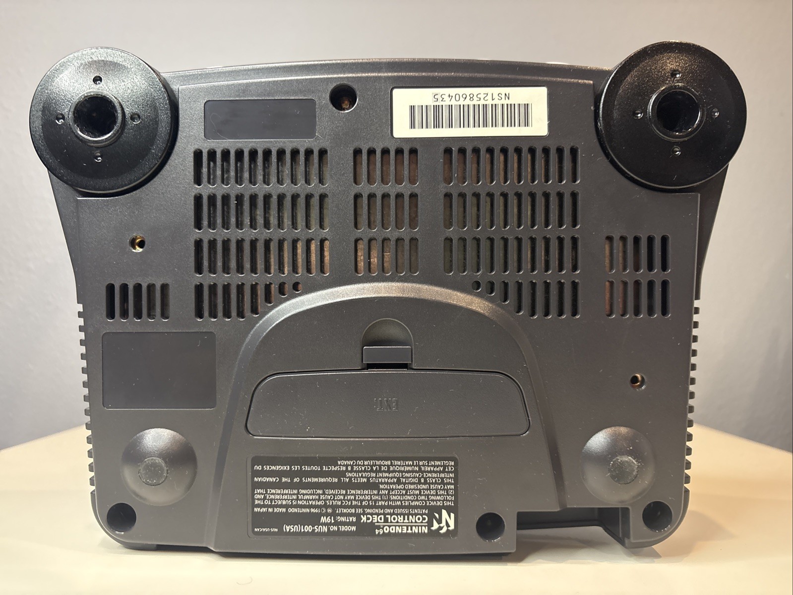 Nintendo 64 N64 Home Console (Charcoal Gray, NUS-001) Fully Tested, OEM Parts