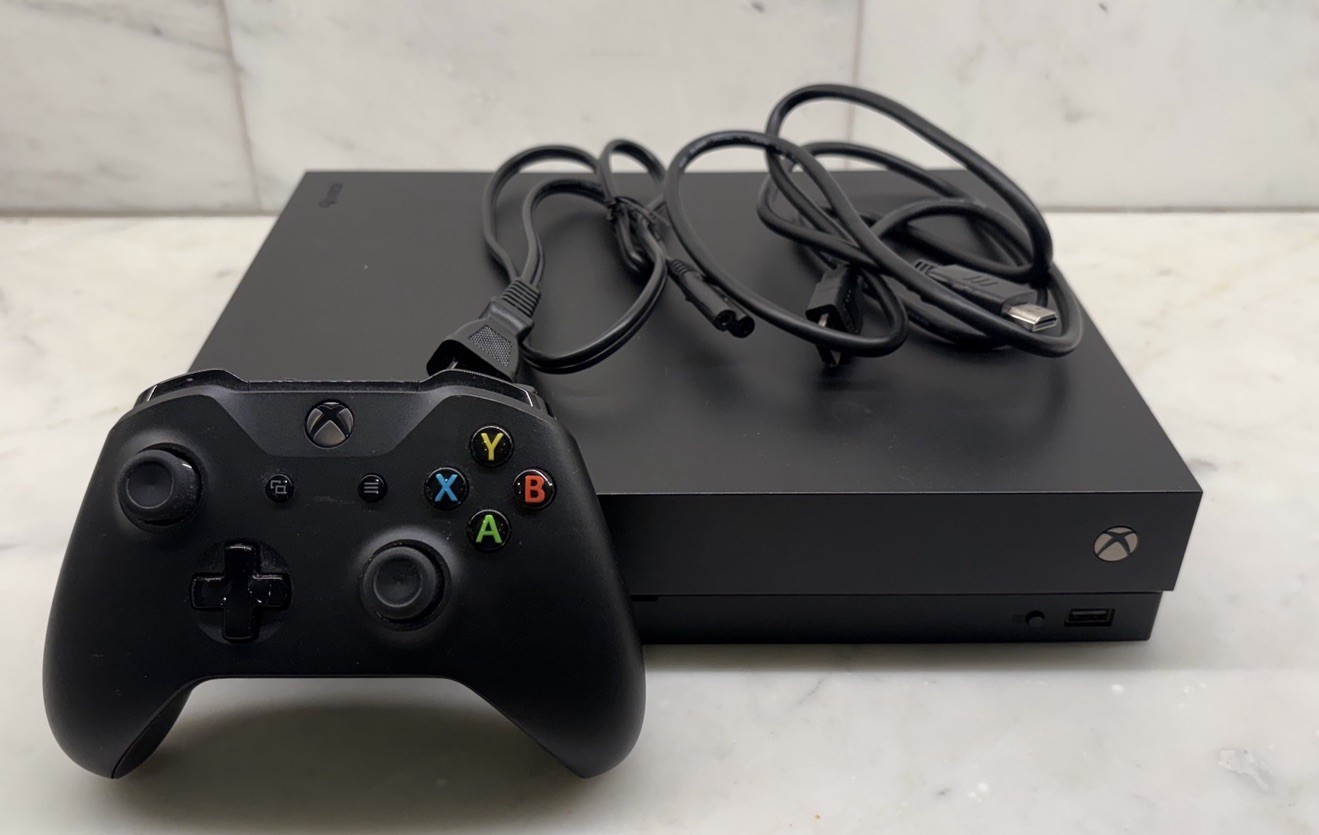Microsoft Xbox One X 1TB Black Console w/ Wireless Controller – Used EXCELLENT