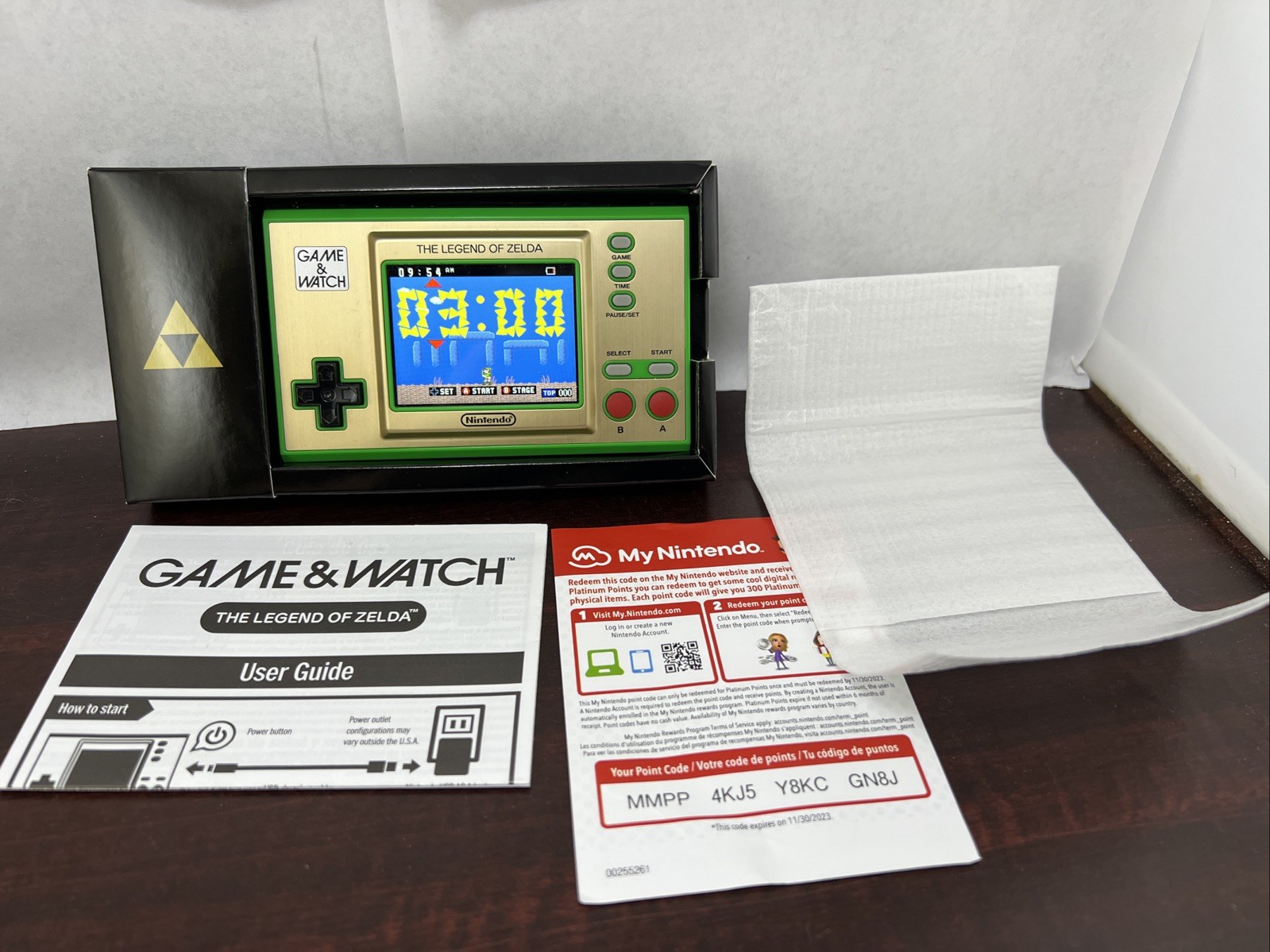 Nintendo Game & Watch The Legend of Zelda Handheld Console Cib #ML