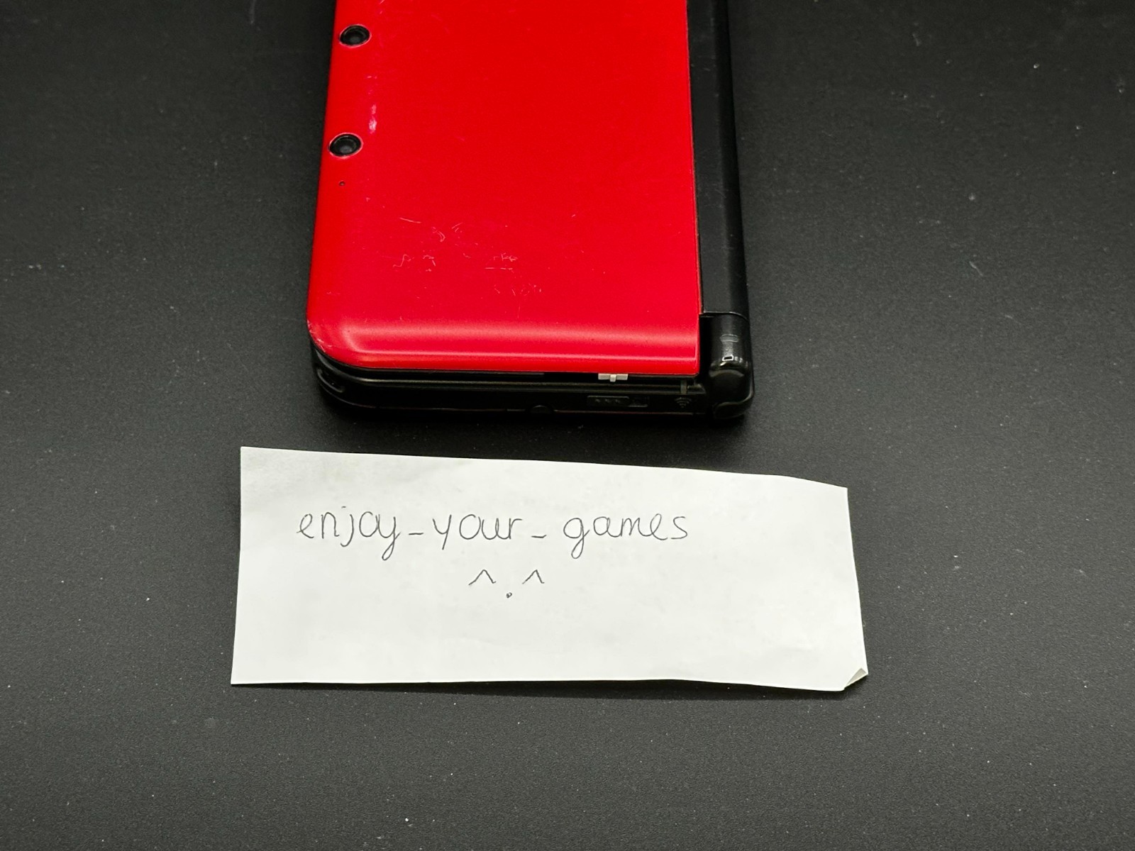 Nintendo 3DS XL LL Red/Black | English | Charger | US Seller – SHIP IN 1-DAY