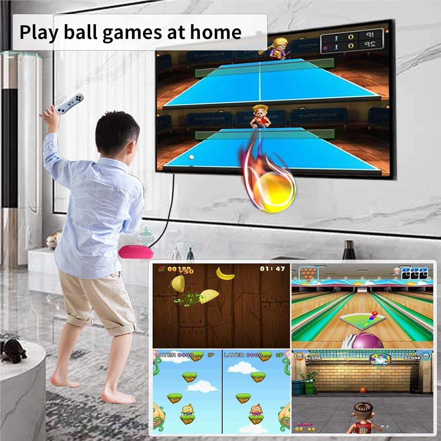Family-Friendly HD Game Console with Wireless Control and Over 100 Games