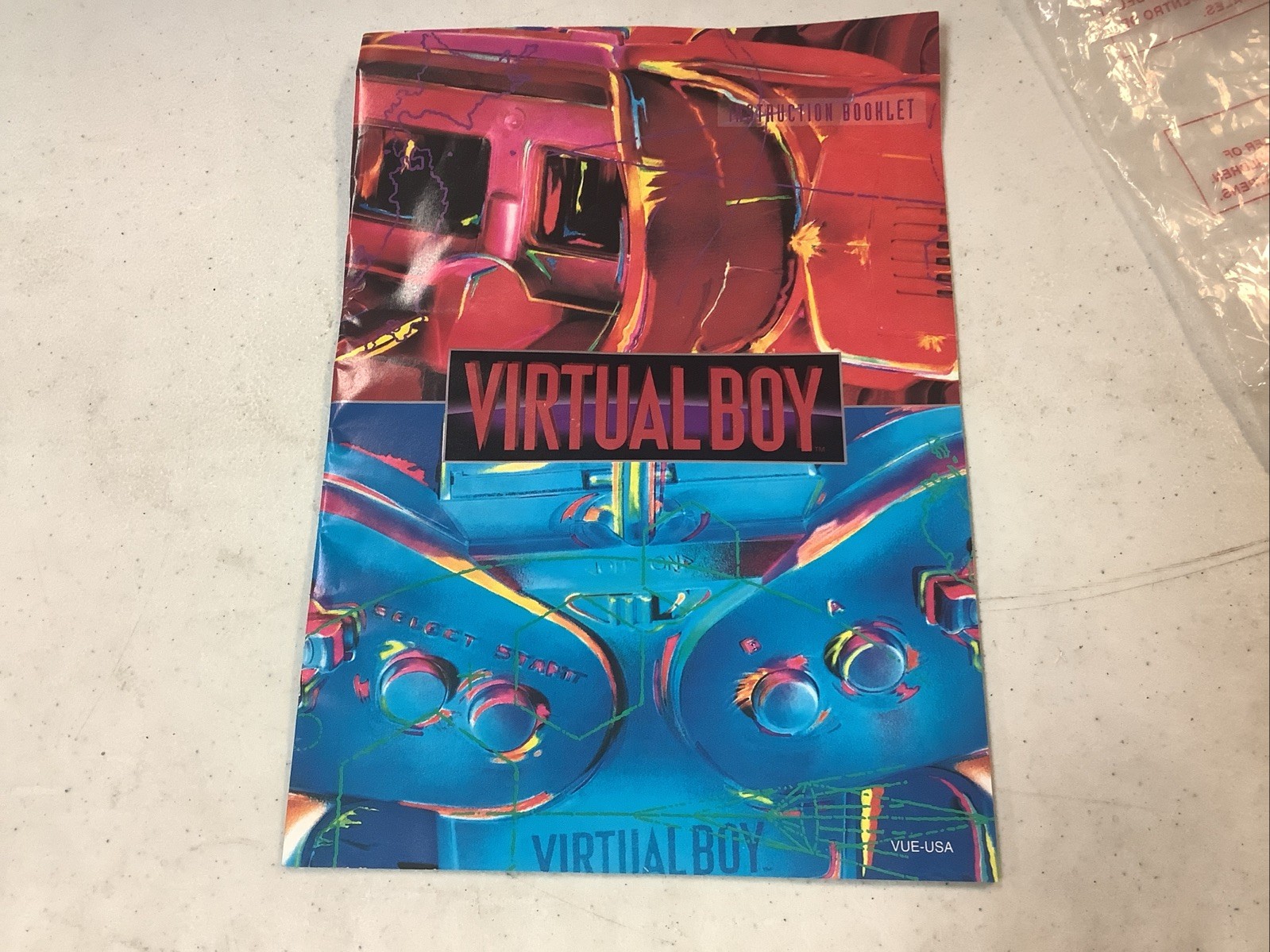 Nintendo VUE-S-RA01 Virtual Boy Console – Red/Black CIB Manual Reg Card No Game