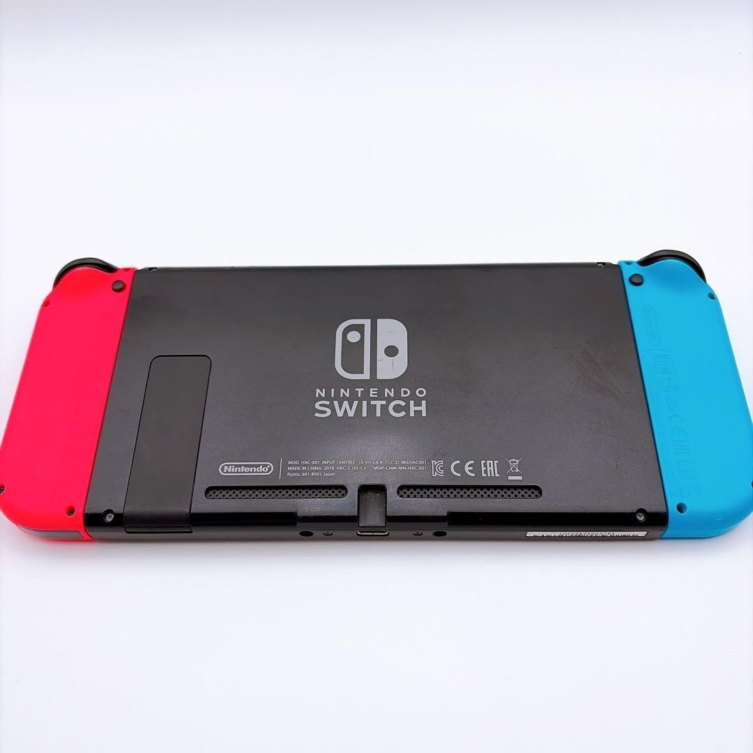 Nintendo Switch Handheld Console Tablet w/ Joyconb Red Blue Working Tested