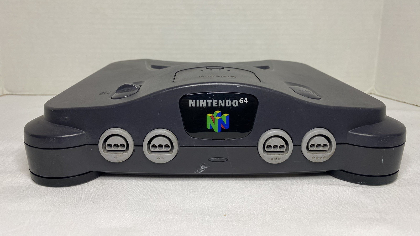 Nintendo 64 Home Console with jumper pack – Black – Tested/works