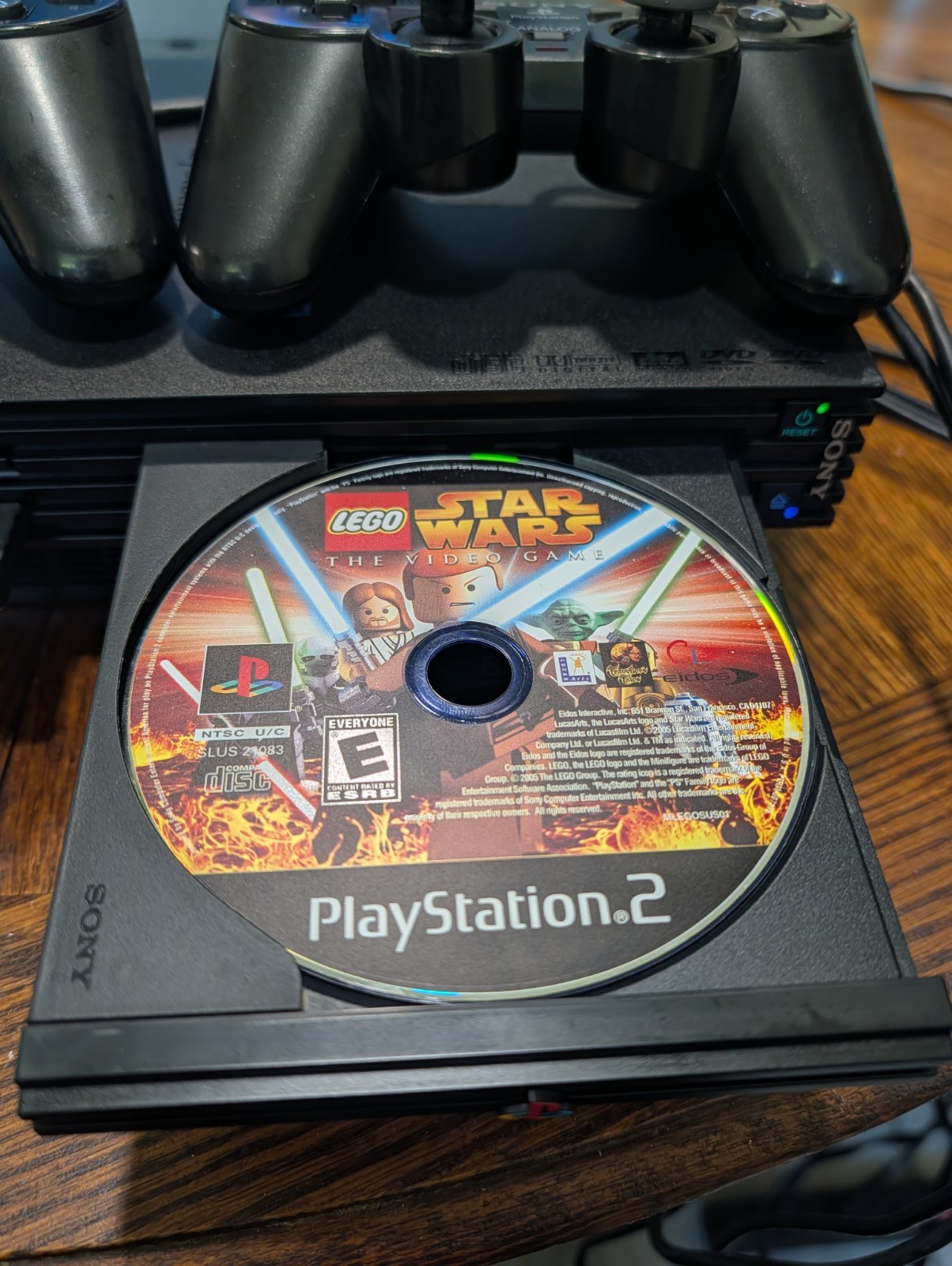 Sony PlayStation 2 Bundle With 4 Games, 2 Controllers, Memory Cards- Tested