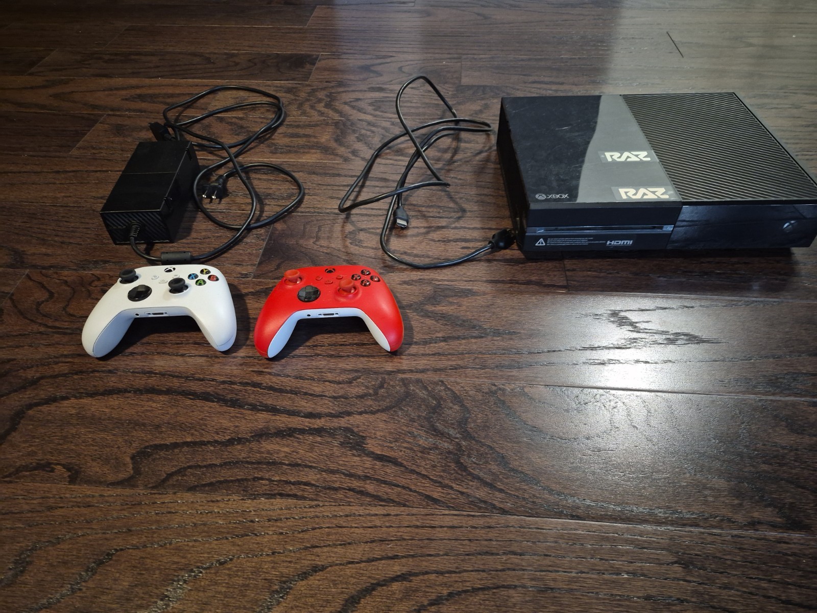 Microsoft Xbox One 500GB Console with Two Controllers, Power Cable, & HDMI Cords
