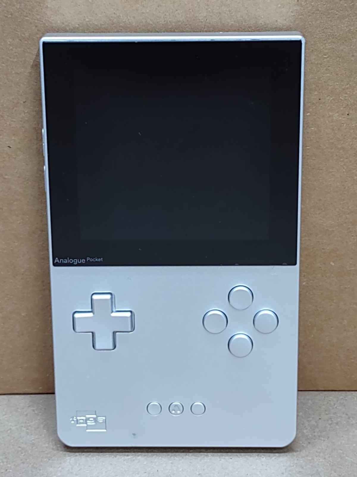 SILVER Analogue Pocket GAMEBOY GBA worn UPDATED