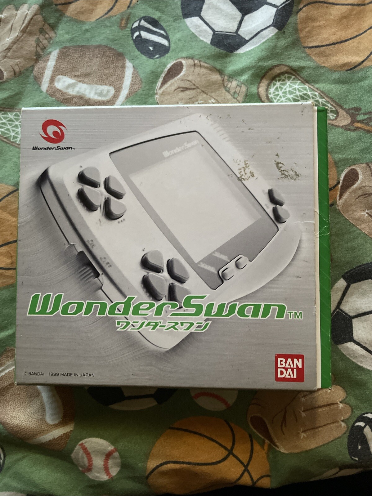 WS — Wonder Swan Console Skeleton Green — Boxed. WonderSwan, Japan