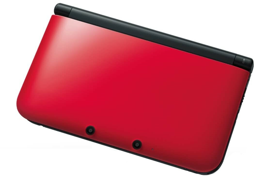 USED Japanese Nintendo 3DS XL LL RED BLACK only console SPR-S-RKAA