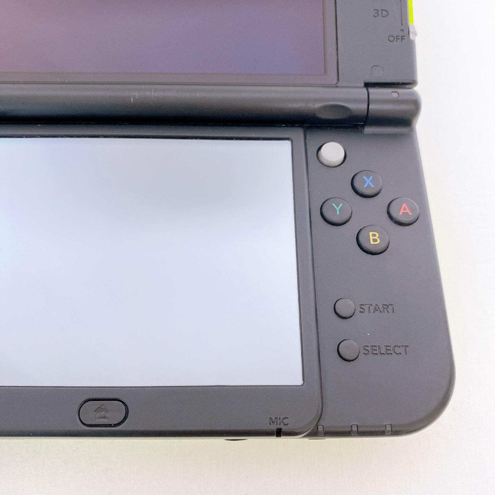 【Top IPS】New Nintendo 3DS XL LL Lime Black Console Japan Tested Working Rank S