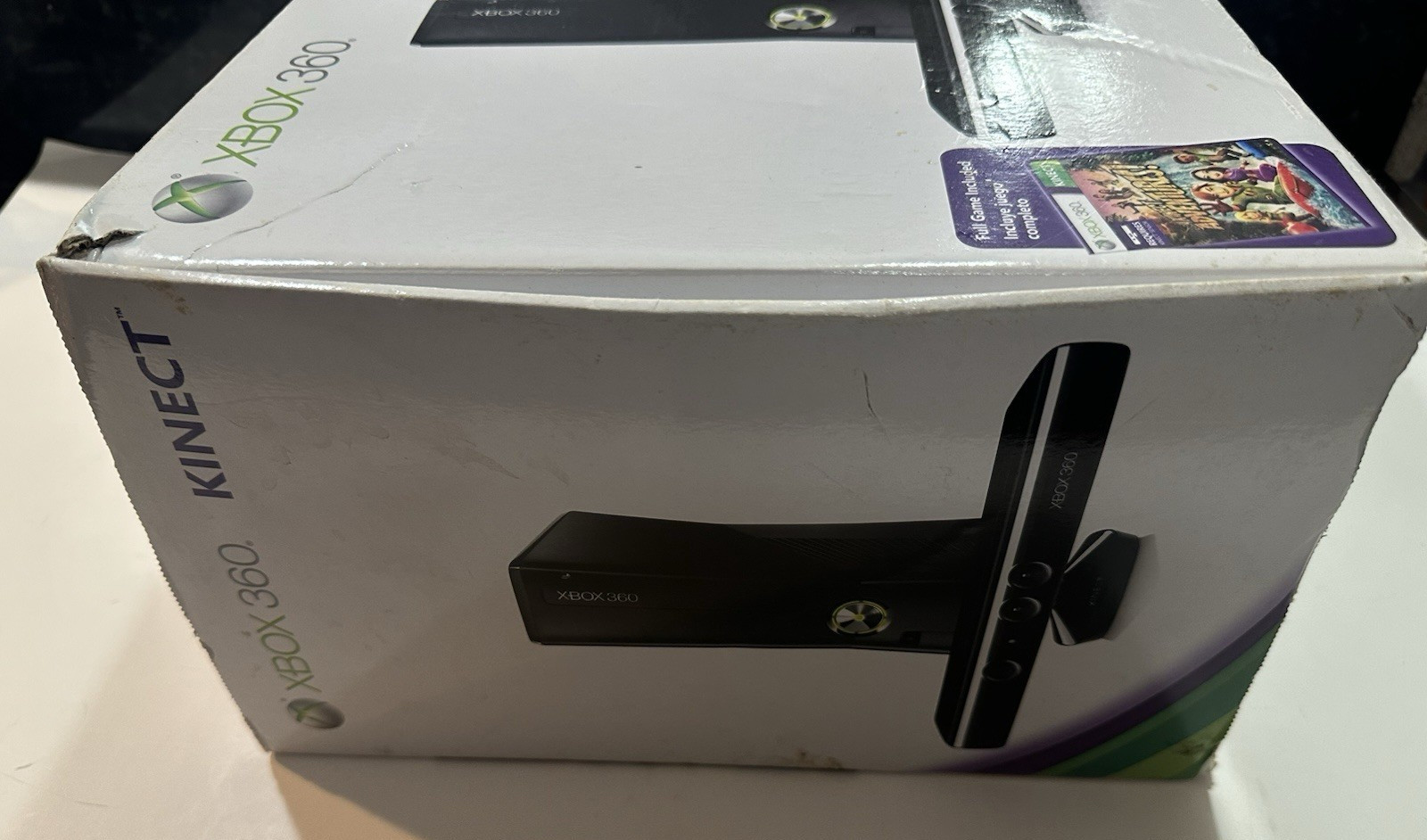 Microsoft Xbox 360 S Console Kinect With Box Non Tested