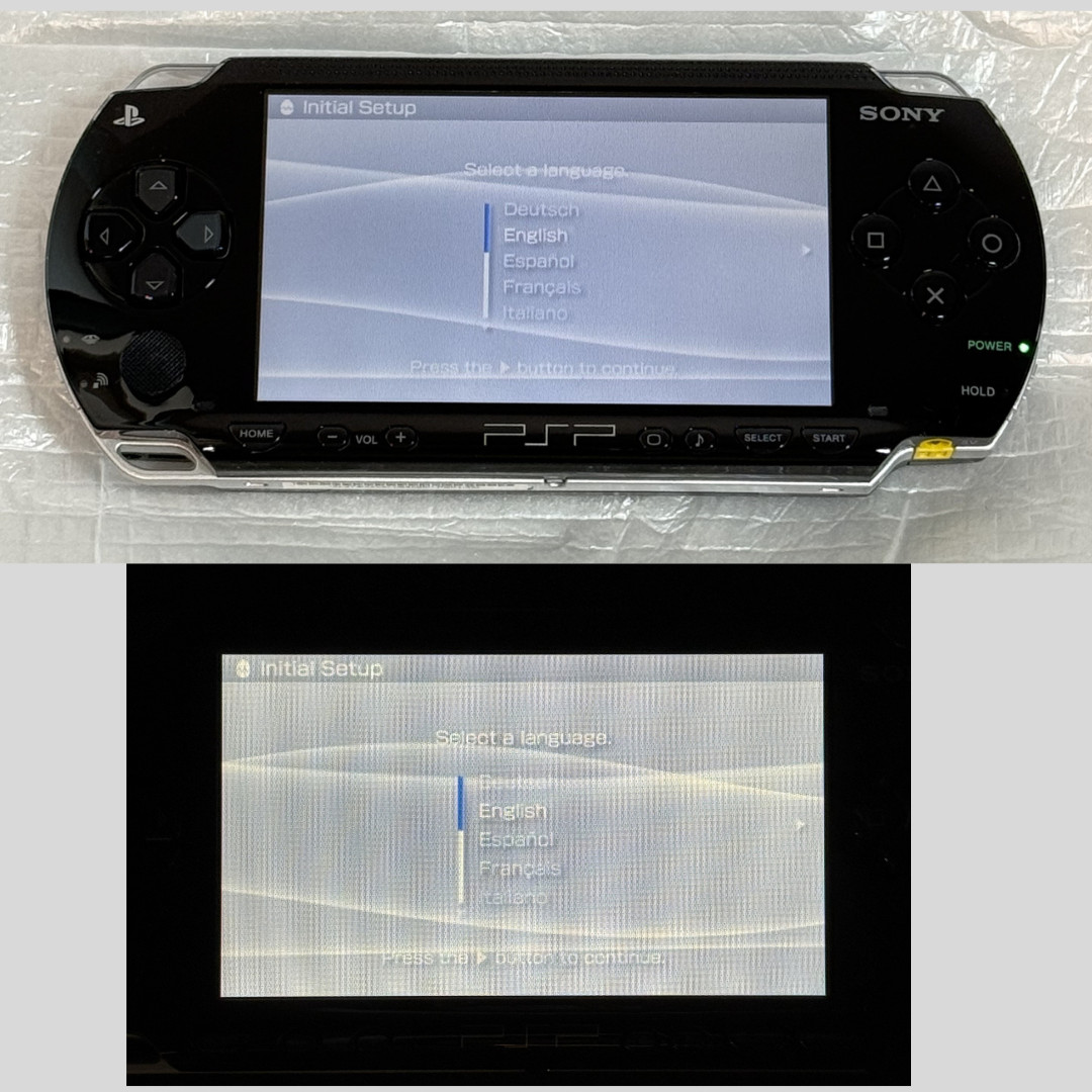 Sony PSP-1000 PSP 1000 Black Console Region free – Open box unused