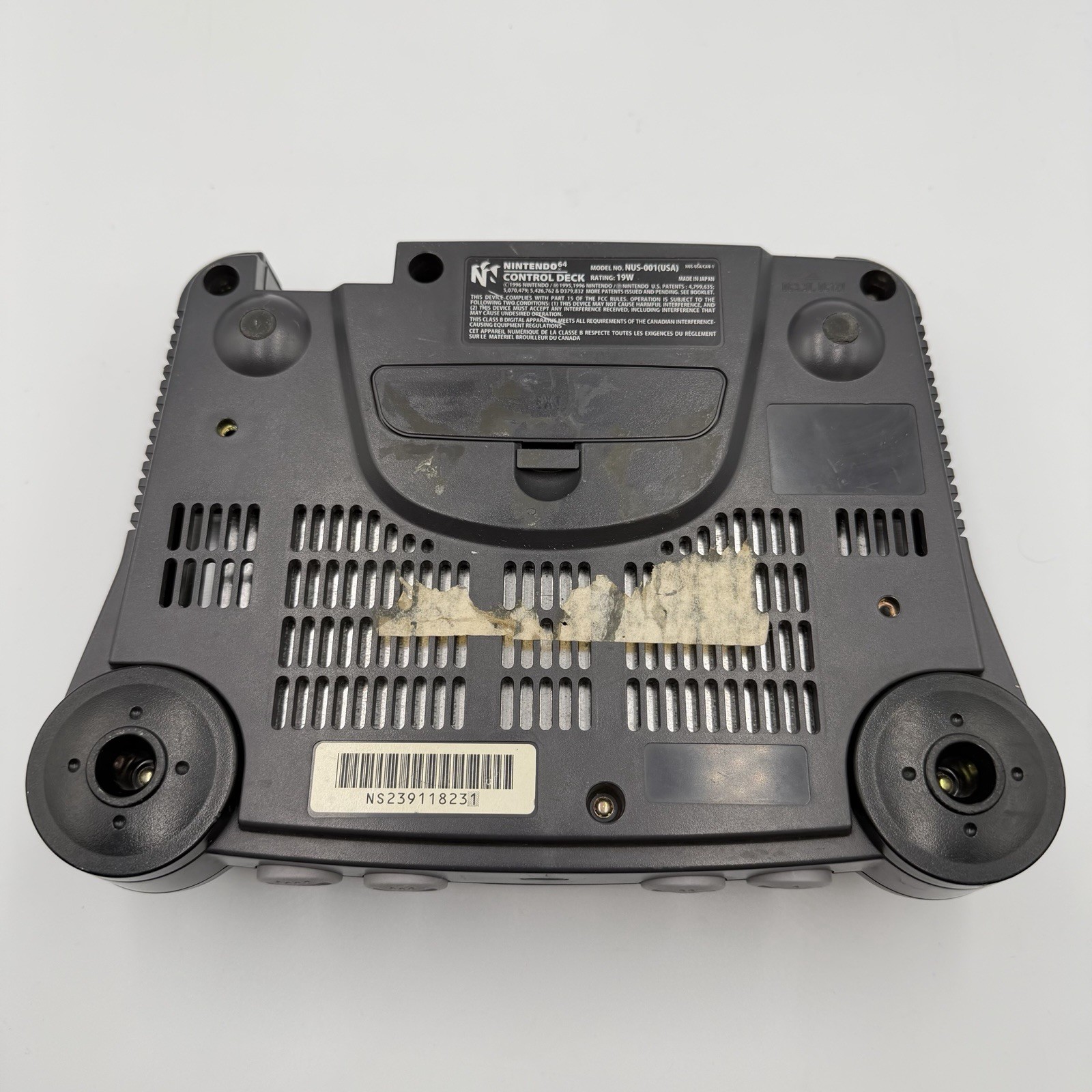 Nintendo 64 NUS-001(USA) Black Console Only Tested Working. Needs Expansion