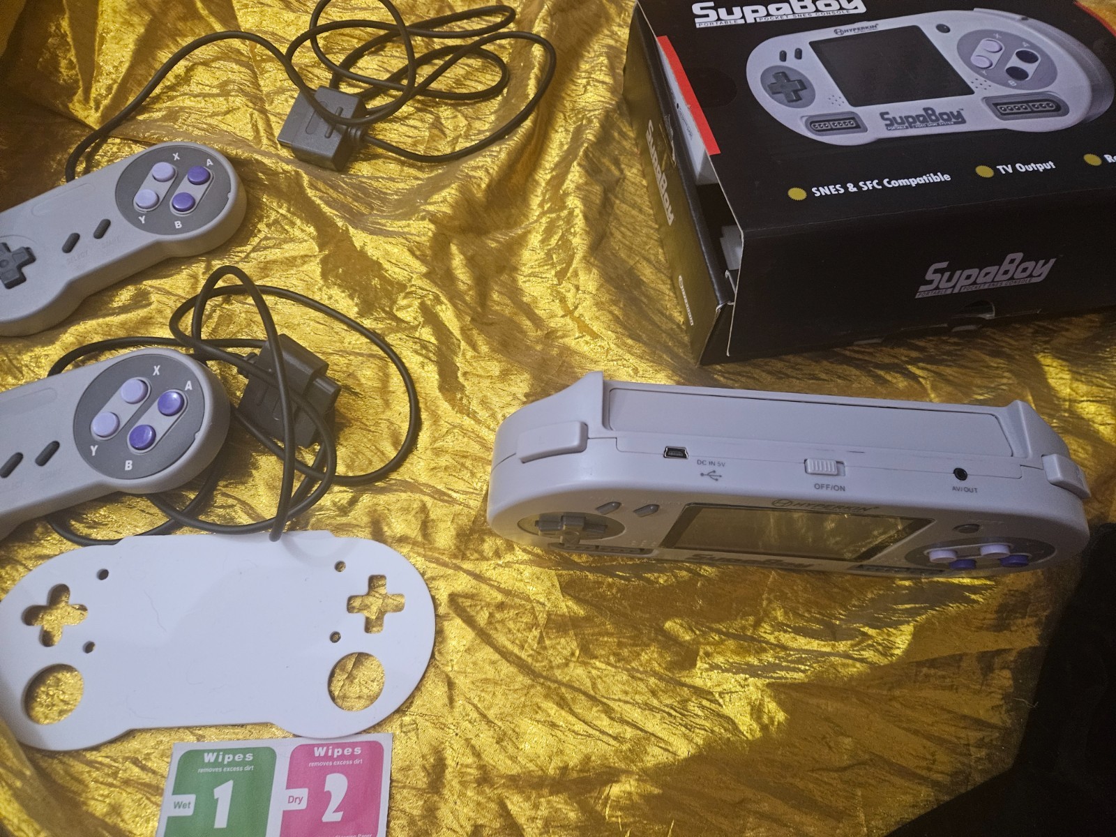 FOR REPAIR – SUPABOY Portable Pocket SNES Console Super Nintendo by HYPERKIN !!!