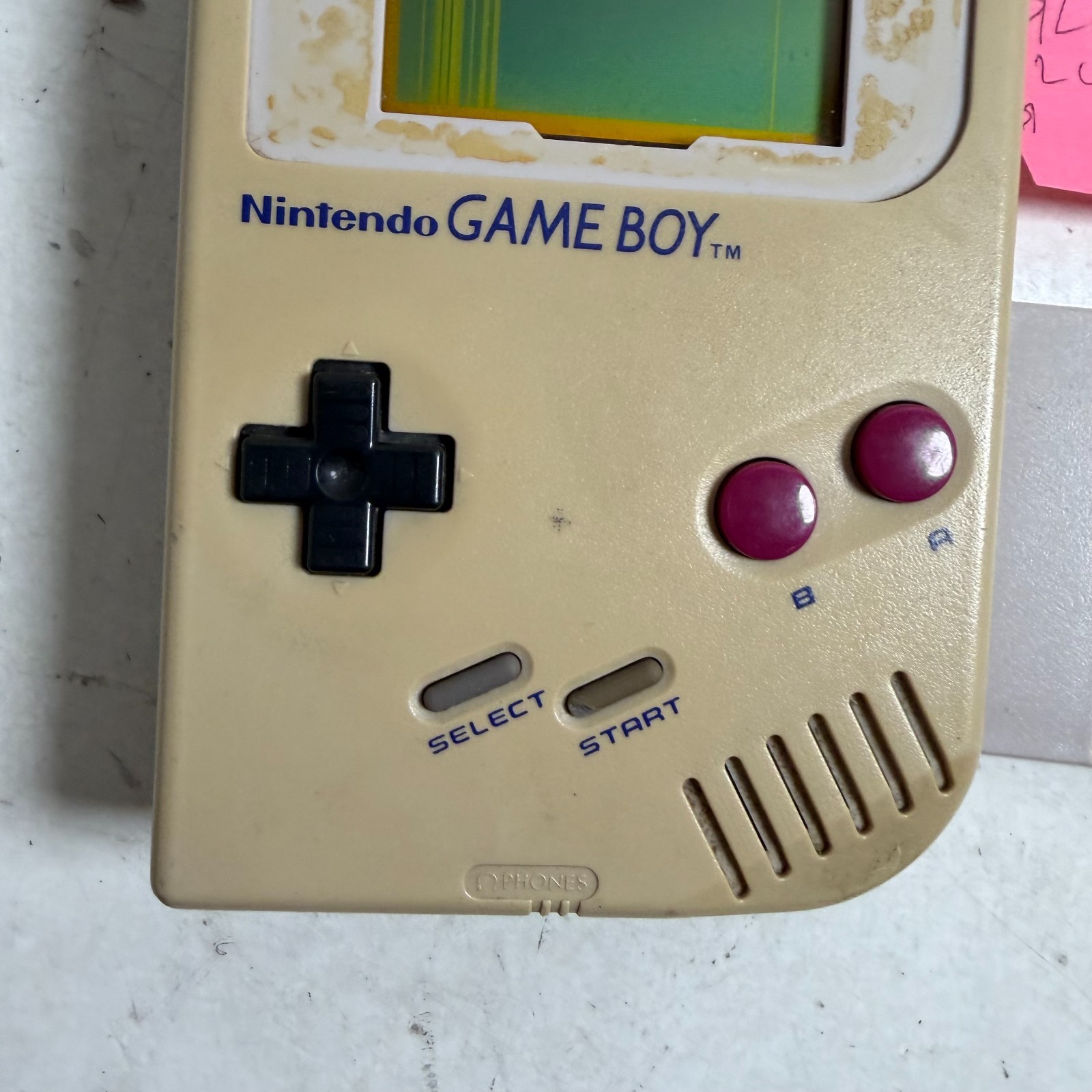 Nintendo Game Boy DMG-01 Beige Classic Wireless Portable Game Console – READ