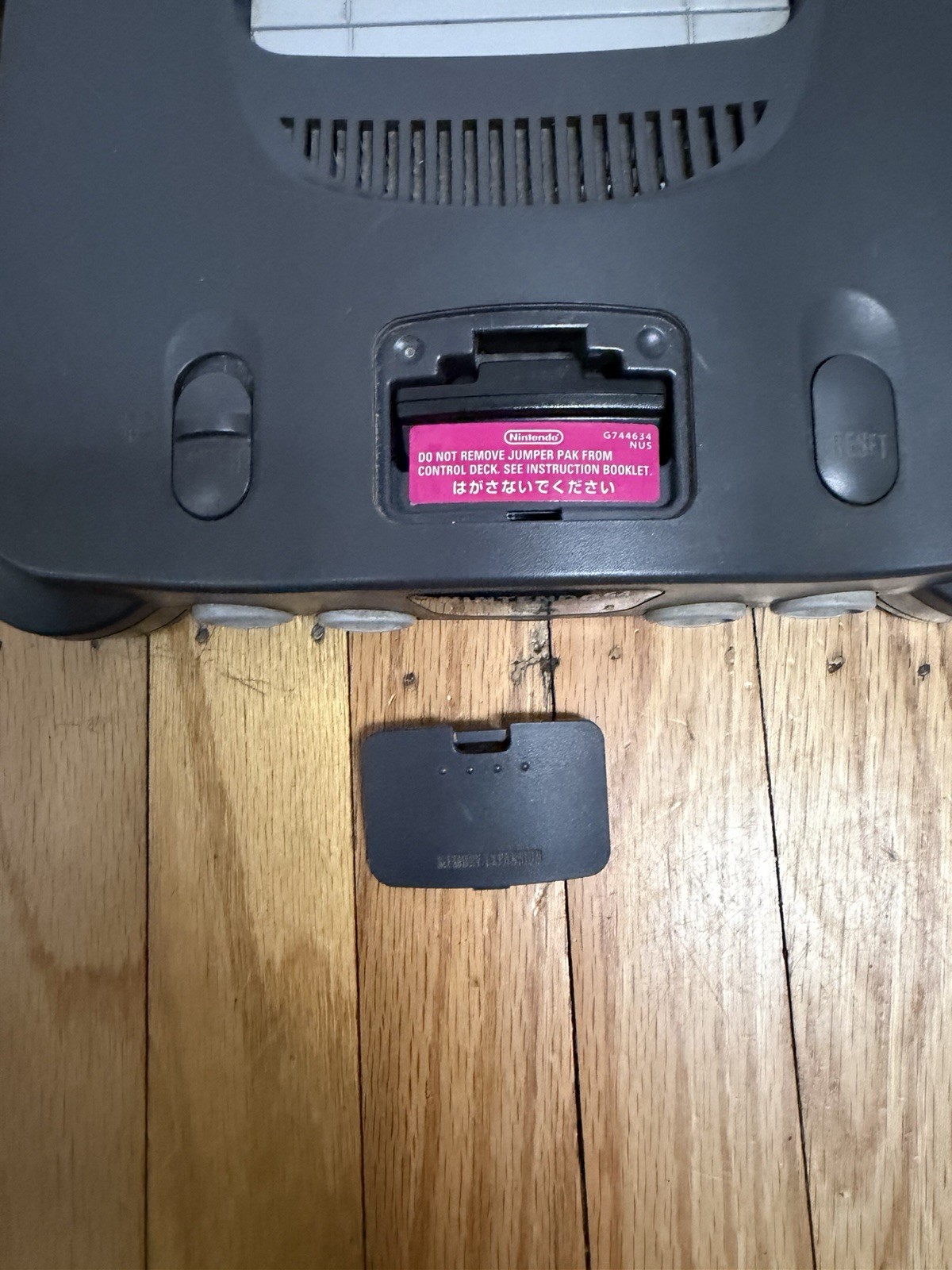 Vtg Nintendo 64 N64 System Console w/ Controller Power AV Jumper Pak WORKS