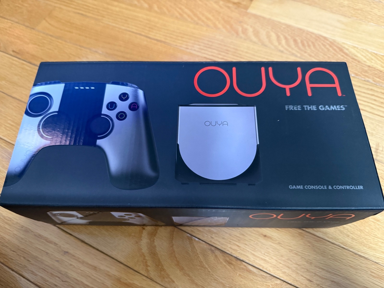 OUYA Video Game Console & 1 Controller, complete in box/good condition