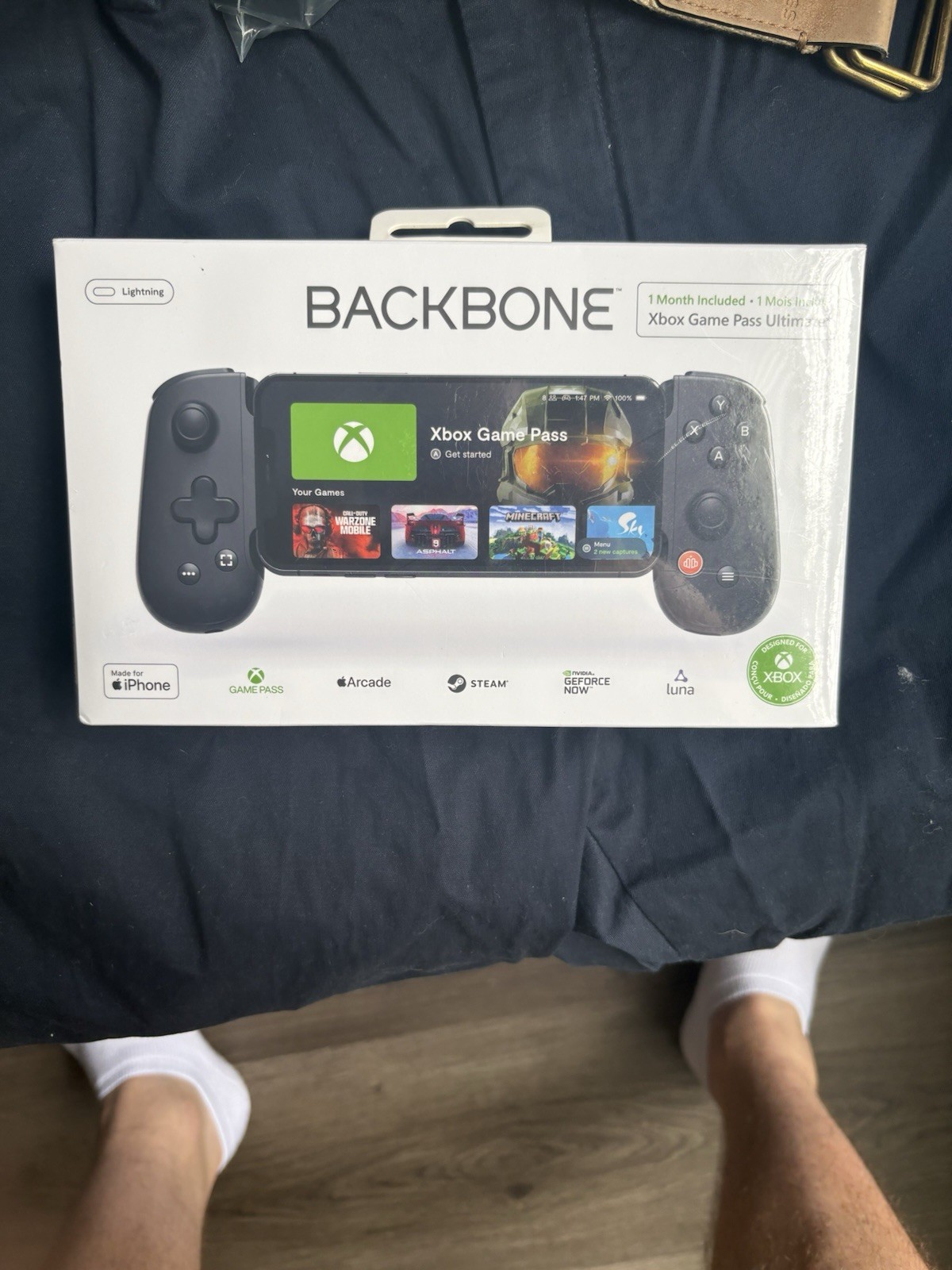 Xbox Backbone Lightning Handheld Game System New Sealed in Box