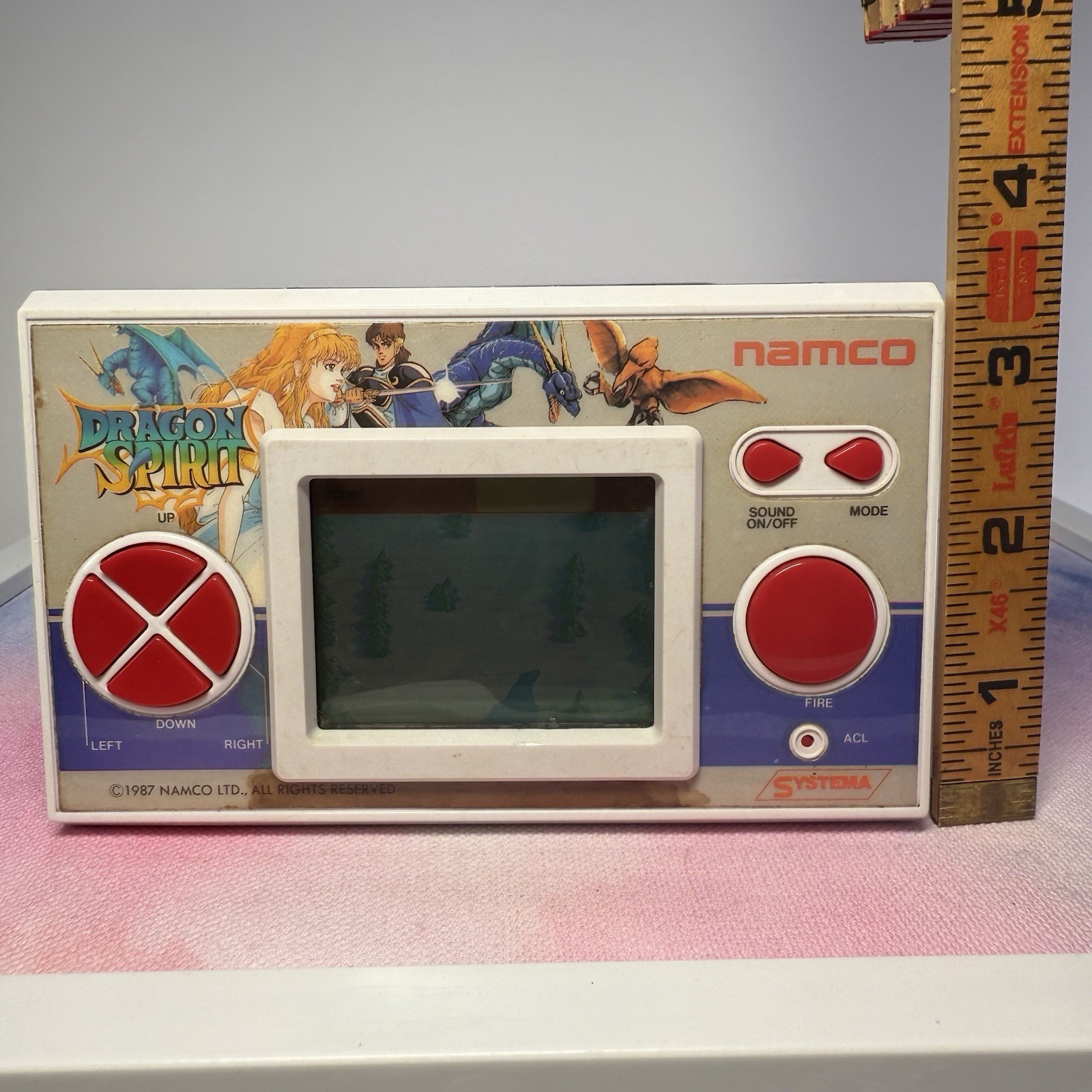Dragon Spirit Handheld Electronic Game Console 1987! Rare Working Original
