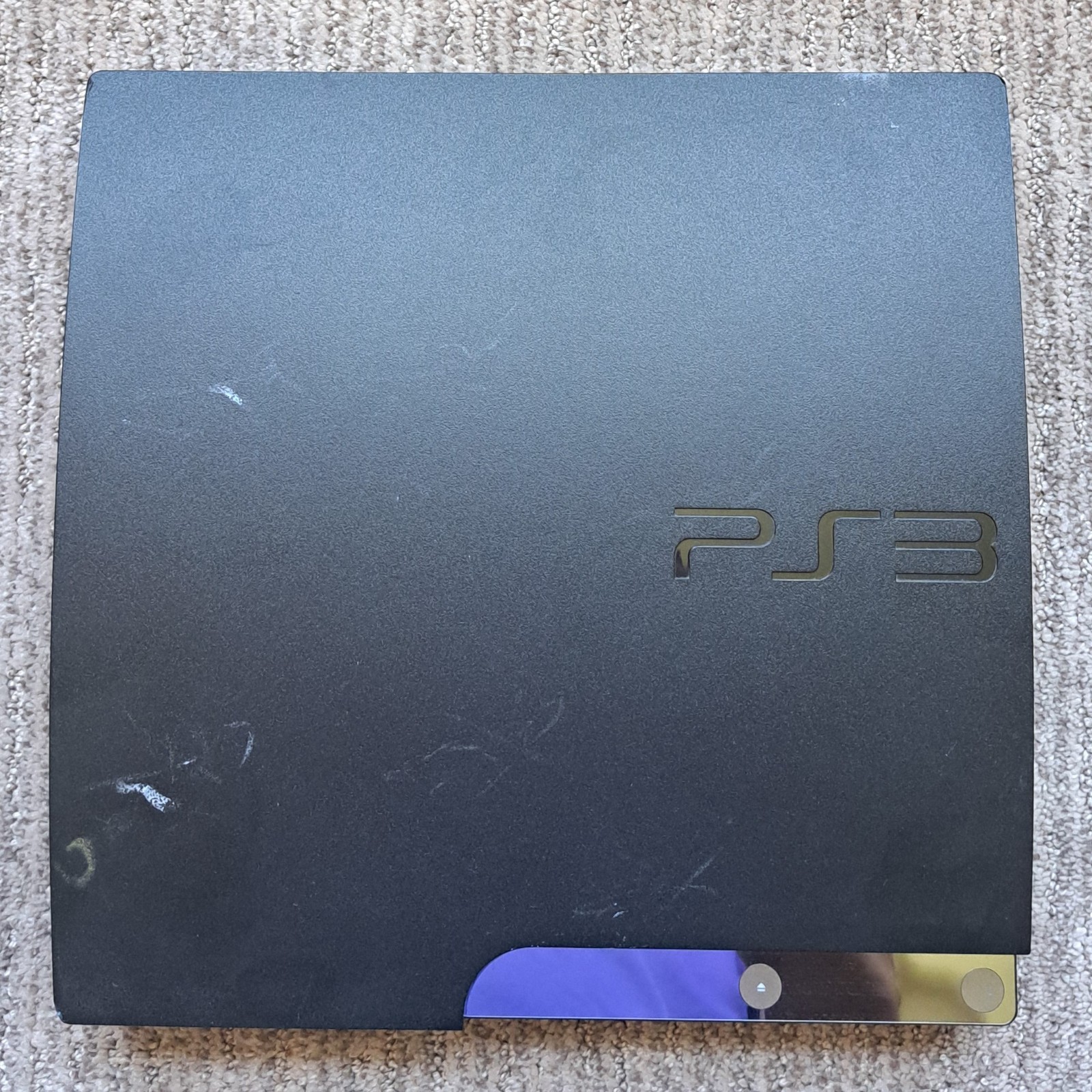 Sony PlayStation 3 – PS3 Slim 160GB Black Console – CECH-2501A- For Parts/Repair