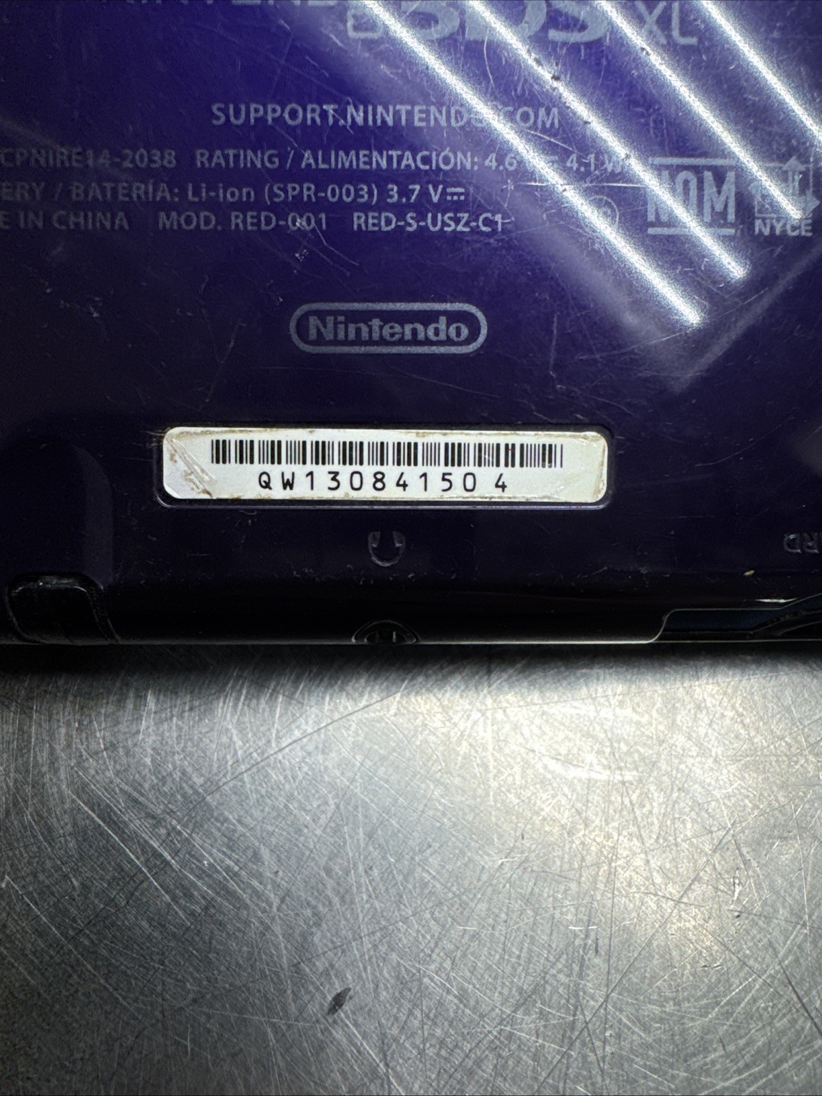 Nintendo New 3DS XL Galaxy Edition Handheld Console System RED-001 Tested