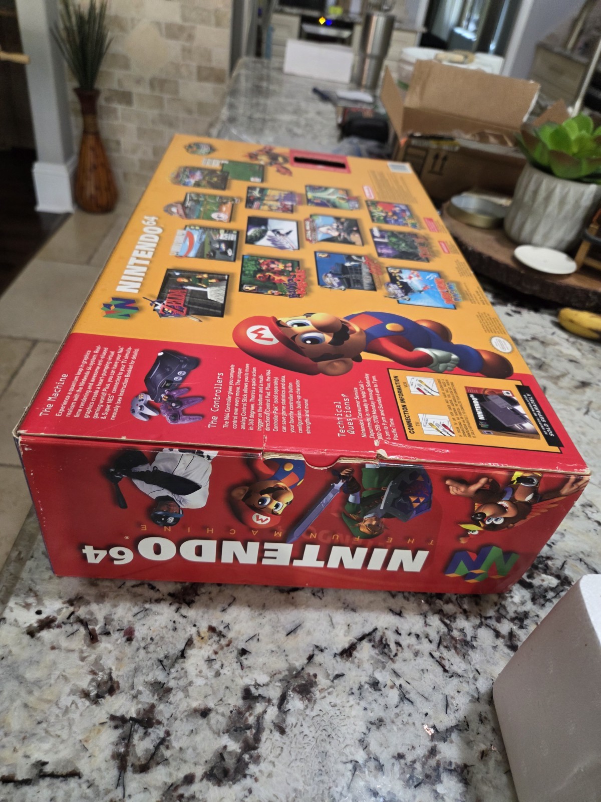 Nintendo 64 Atomic Purple Controller Console Bundle Complete In Original Box