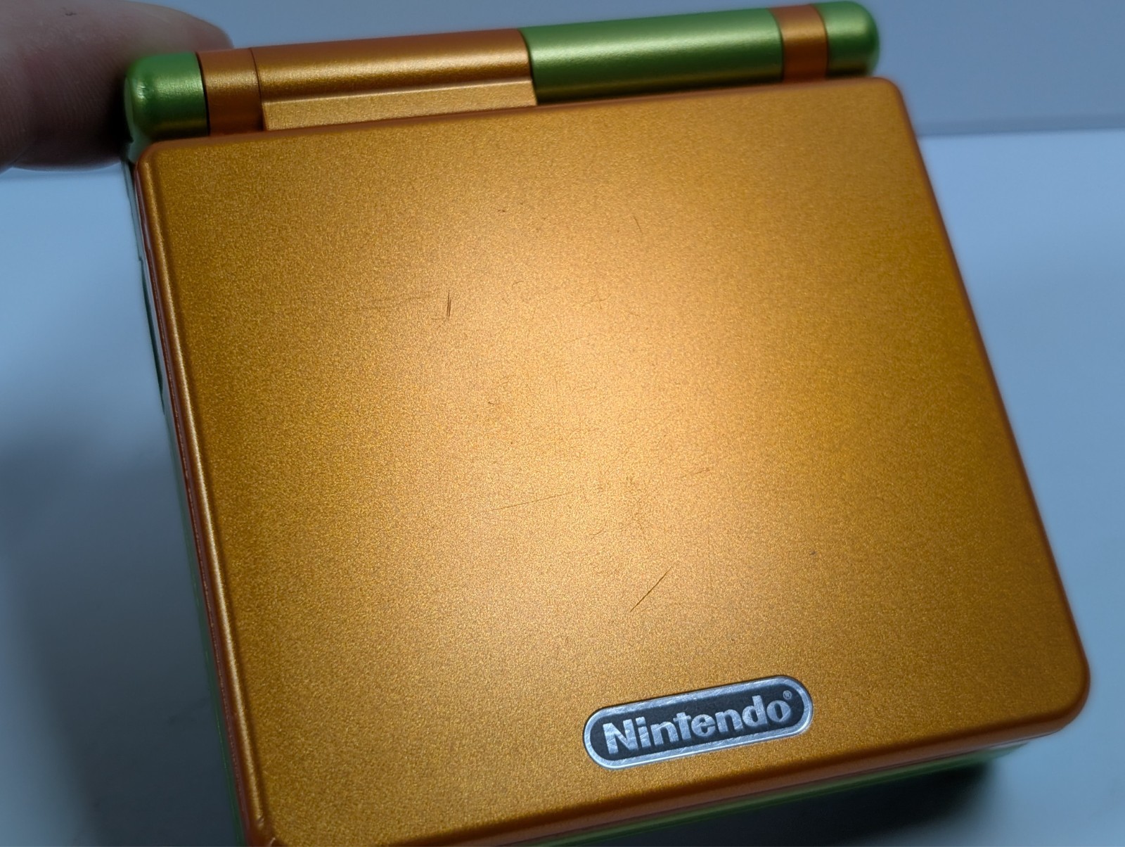 Nintendo Game Boy Advance SP GBA SP Lime Green & Orange Shrek Edition AGS-001