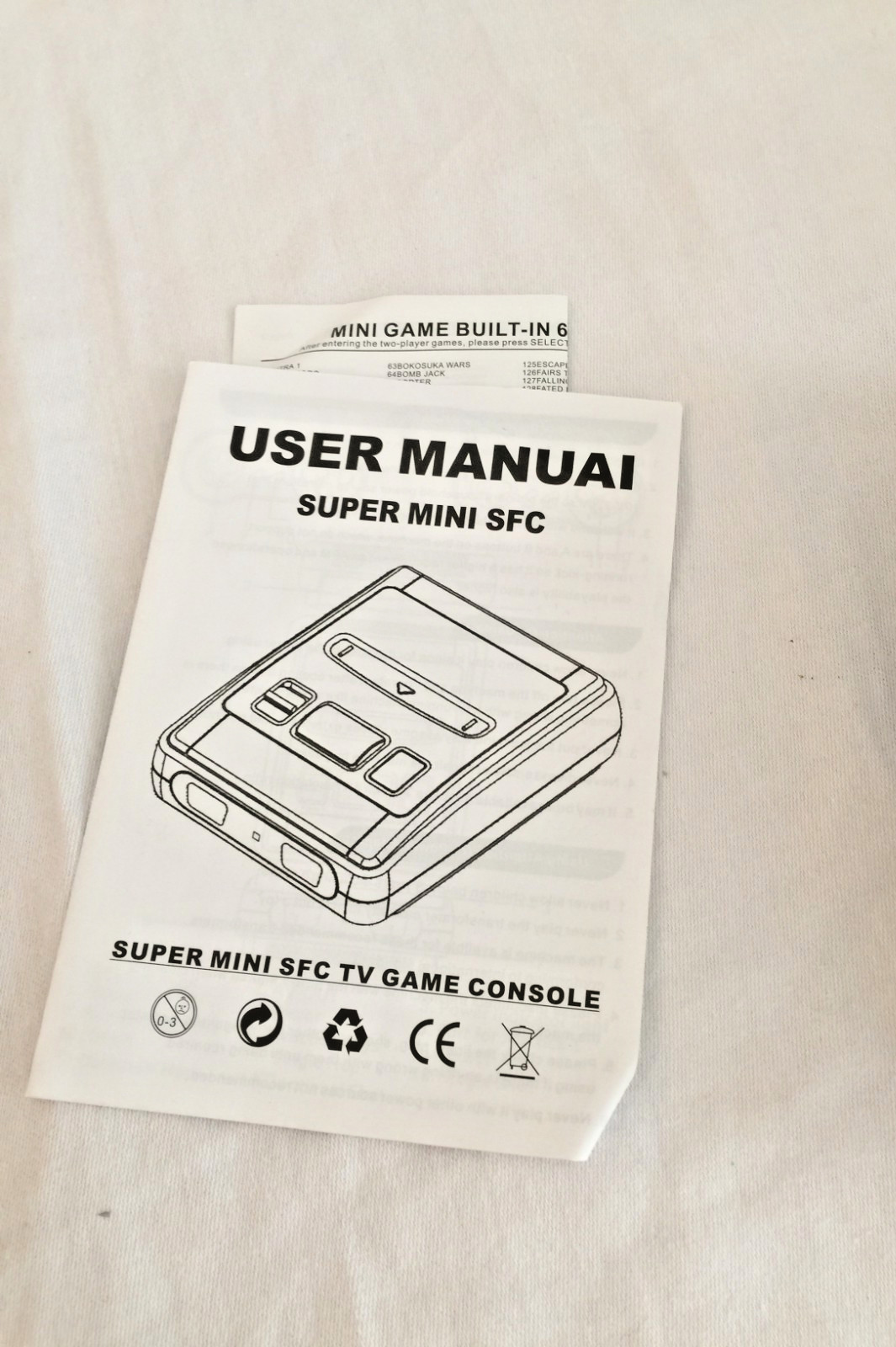 CLASSIC MINI TV GAME SUPER MINI SFC ENTERTAINMENT SYSTEM- NEW IN BOX