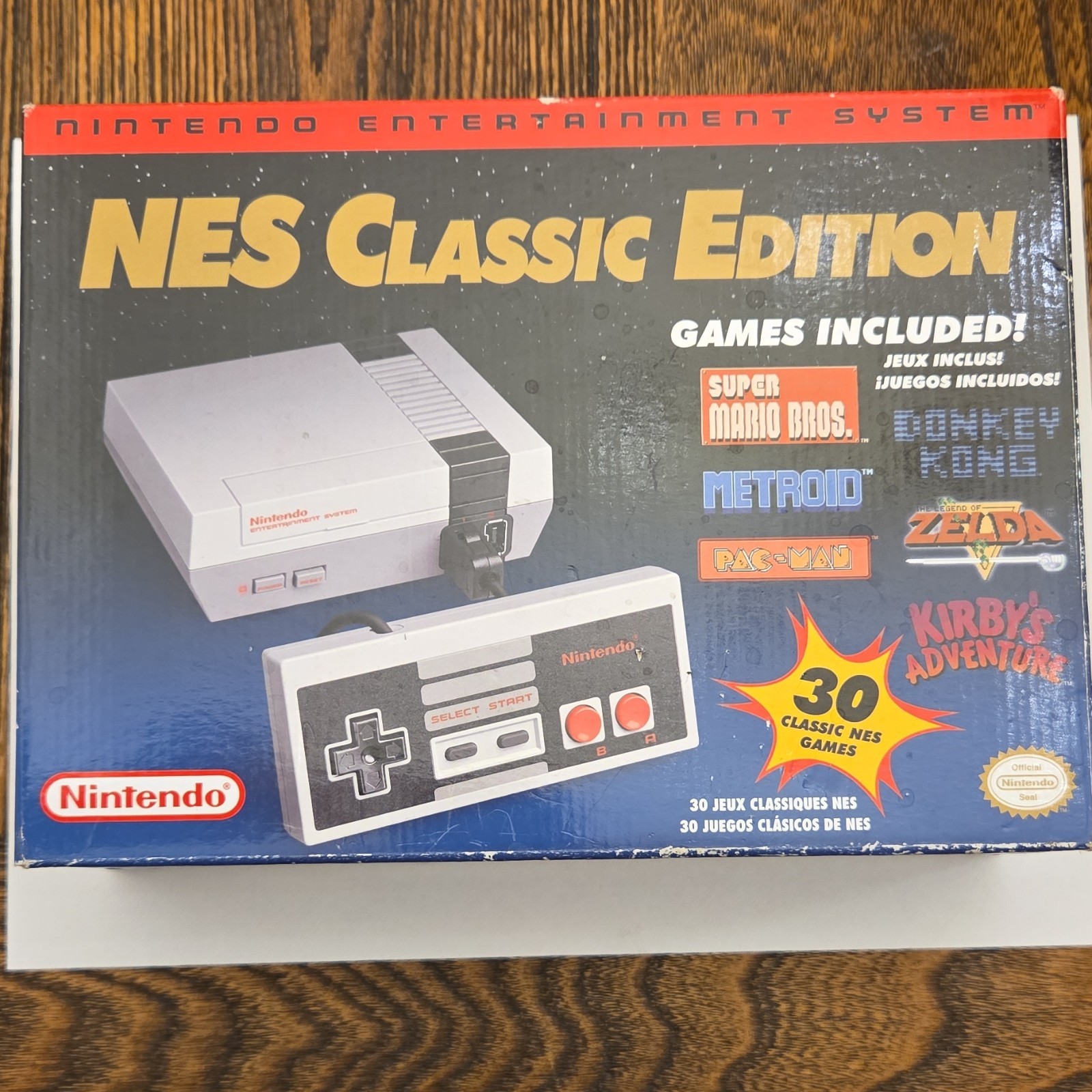 Nintendo NES Classic Edition Console Gray Black 30 Built-in Games HDMI USB