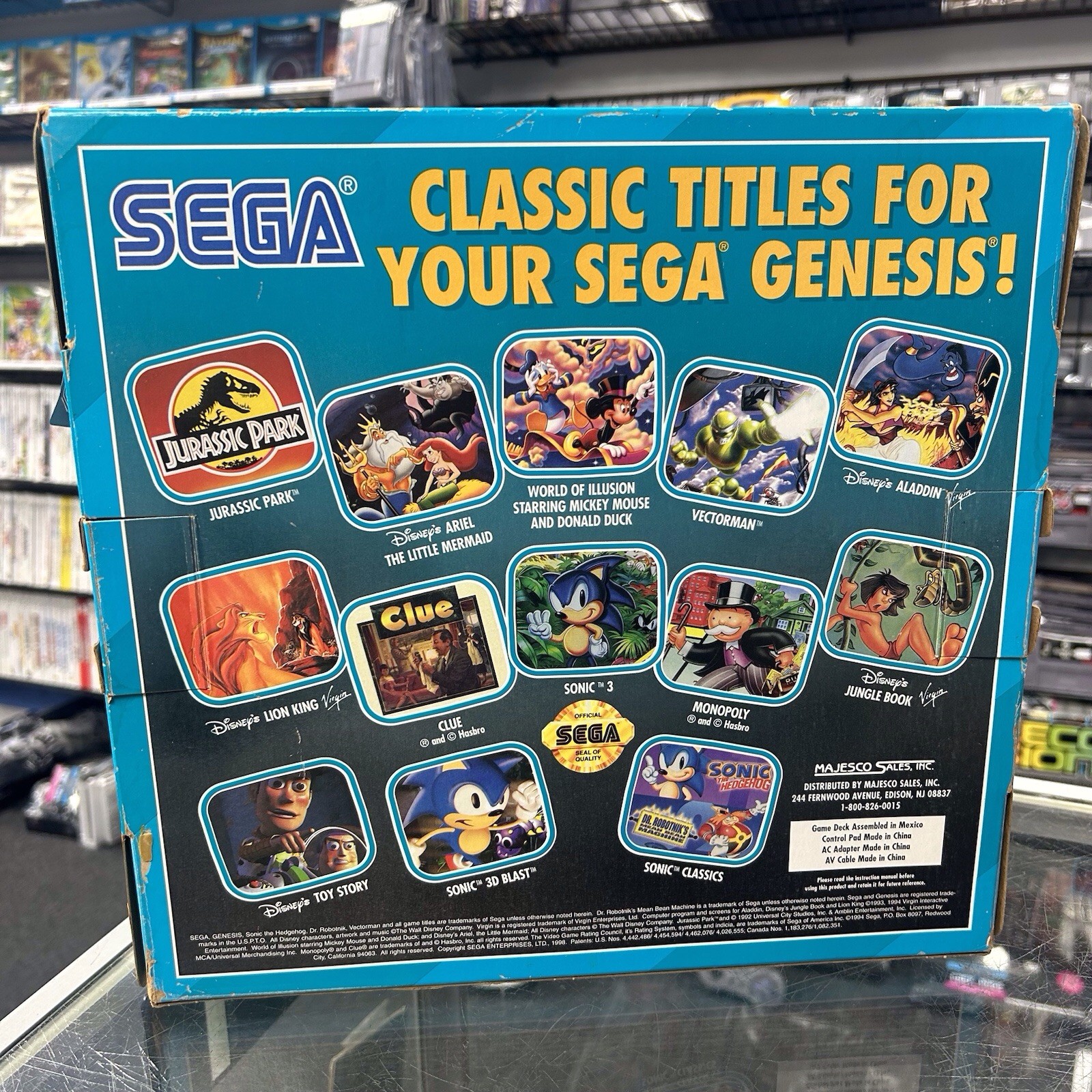SEGA GENESIS MODEL 3 CONSOLE Open Box Never Played!